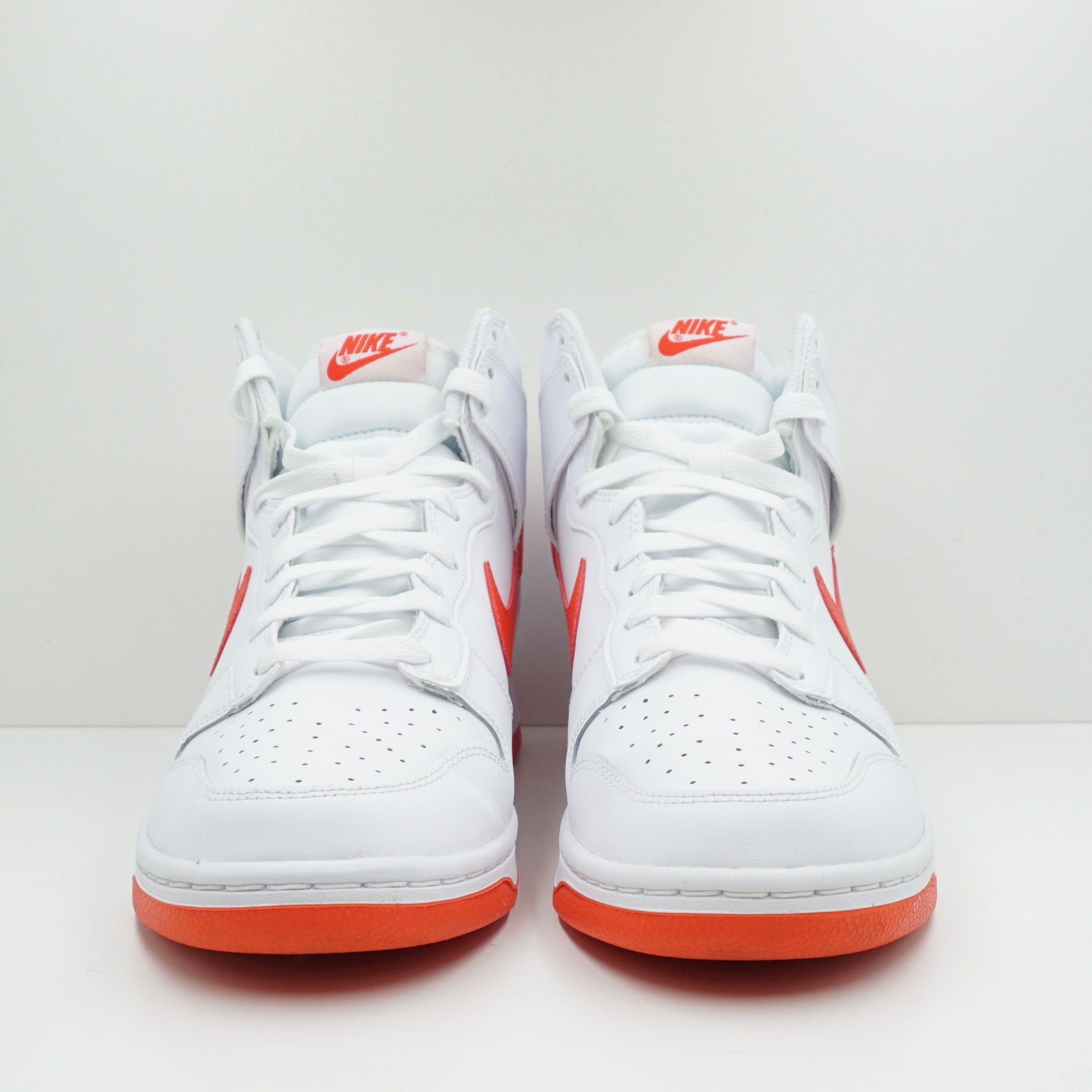 Nike Dunk High White Picante Red