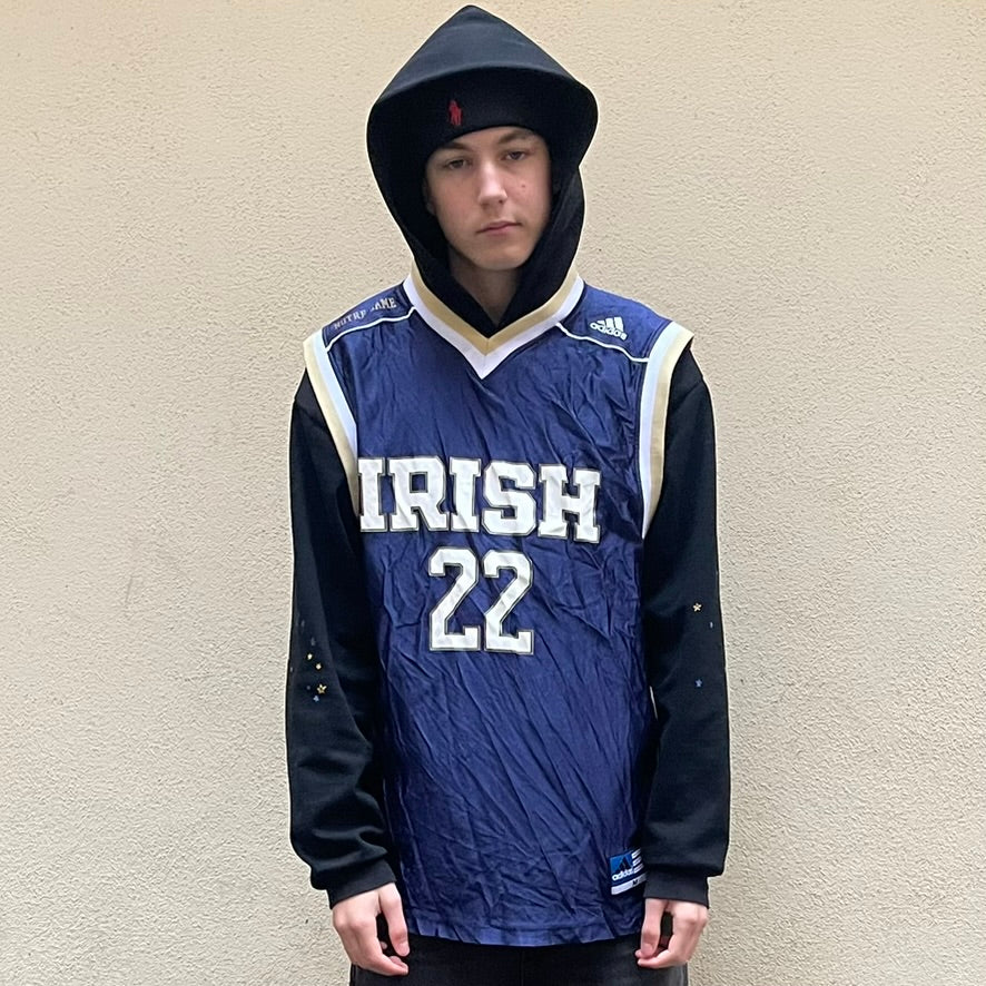 Adidas Notre Dame Irish #22 Basketball Jersey