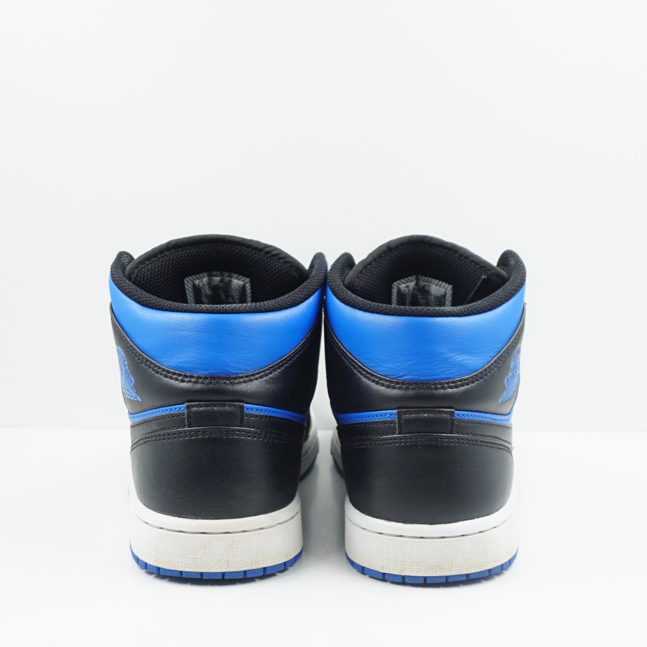 Jordan 1 Mid Black Royal Blue