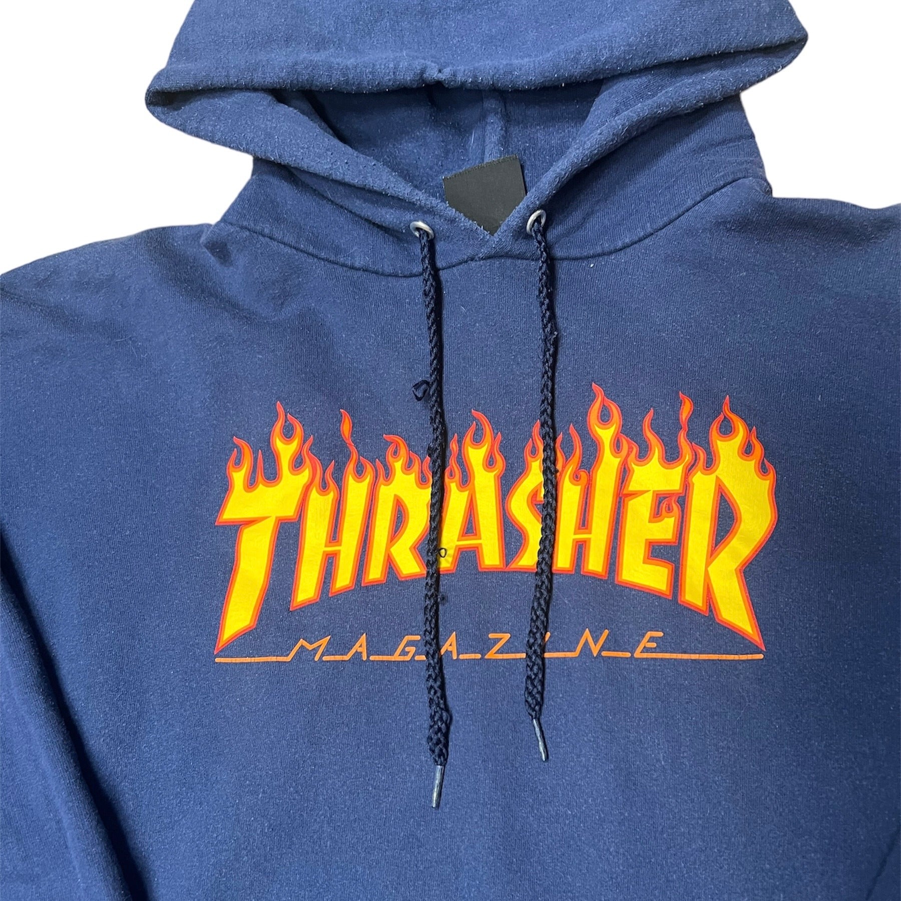 Thrasher Flame Navy Hoodie