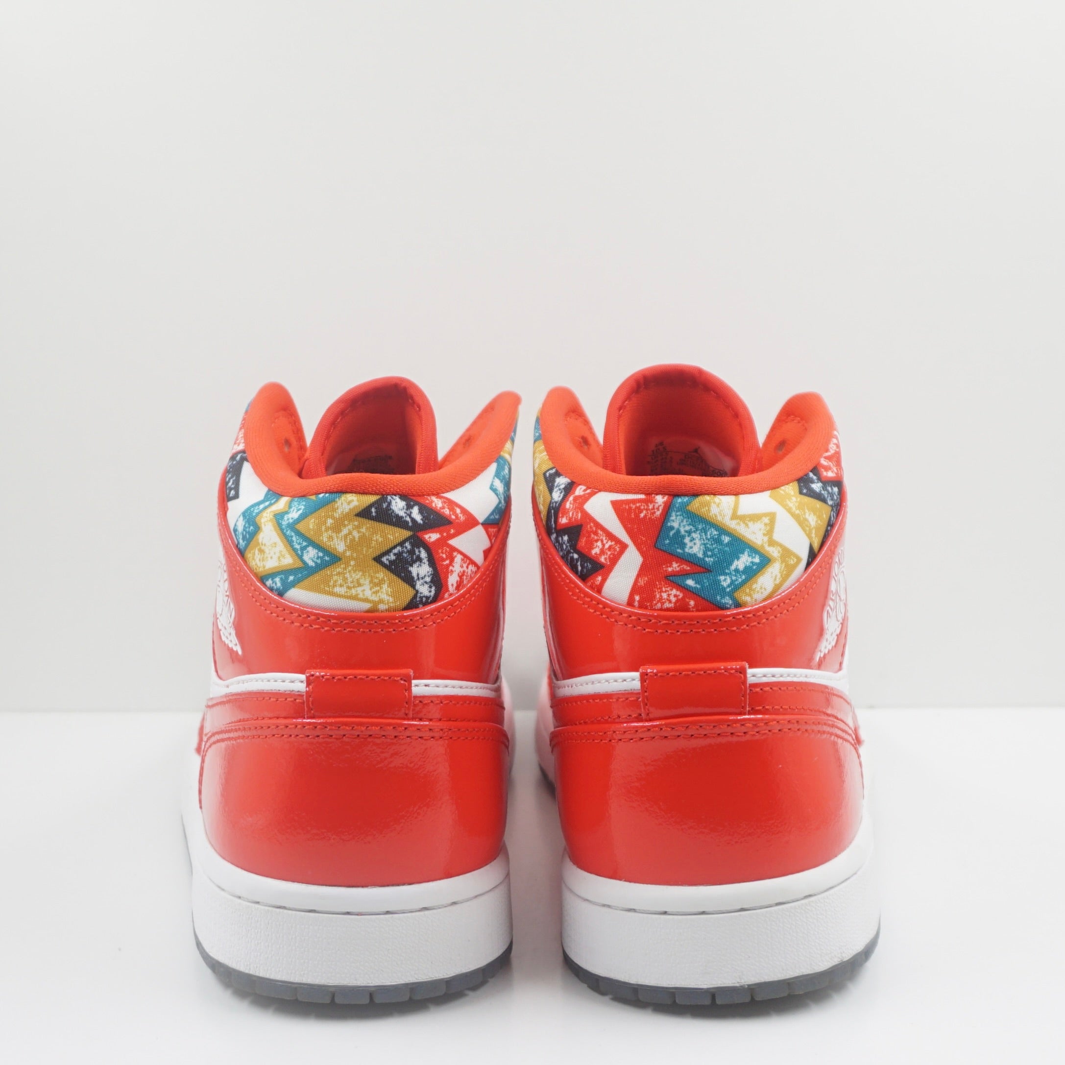 Jordan 1 Mid Barcelona Sweater Red Patent