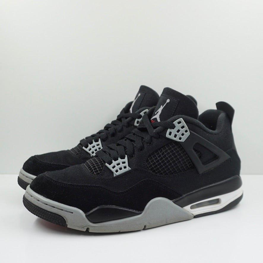 Jordan 4 Retro SE Black Canvas