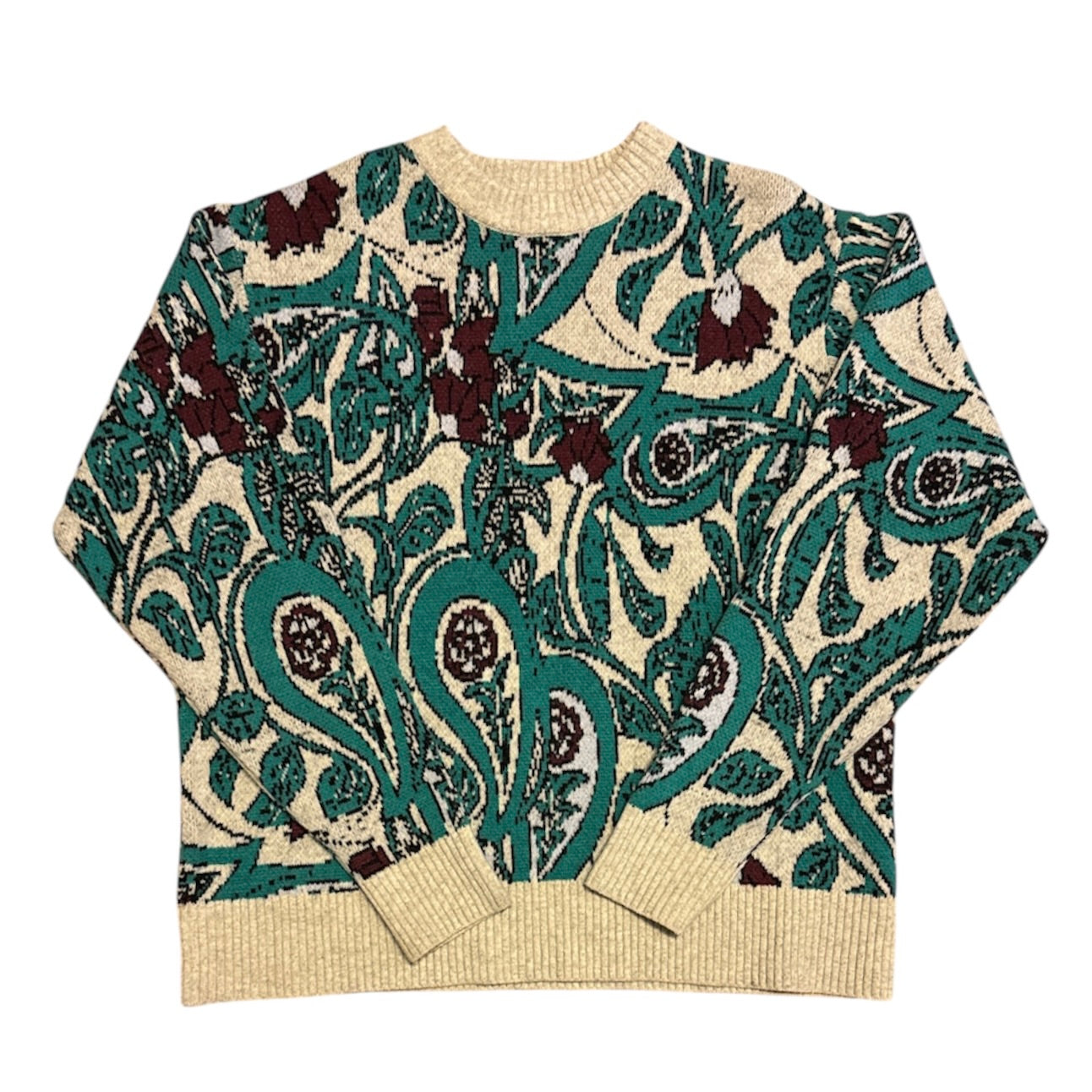 Sneakersnstuff Paisley Knitted Sweatshirt