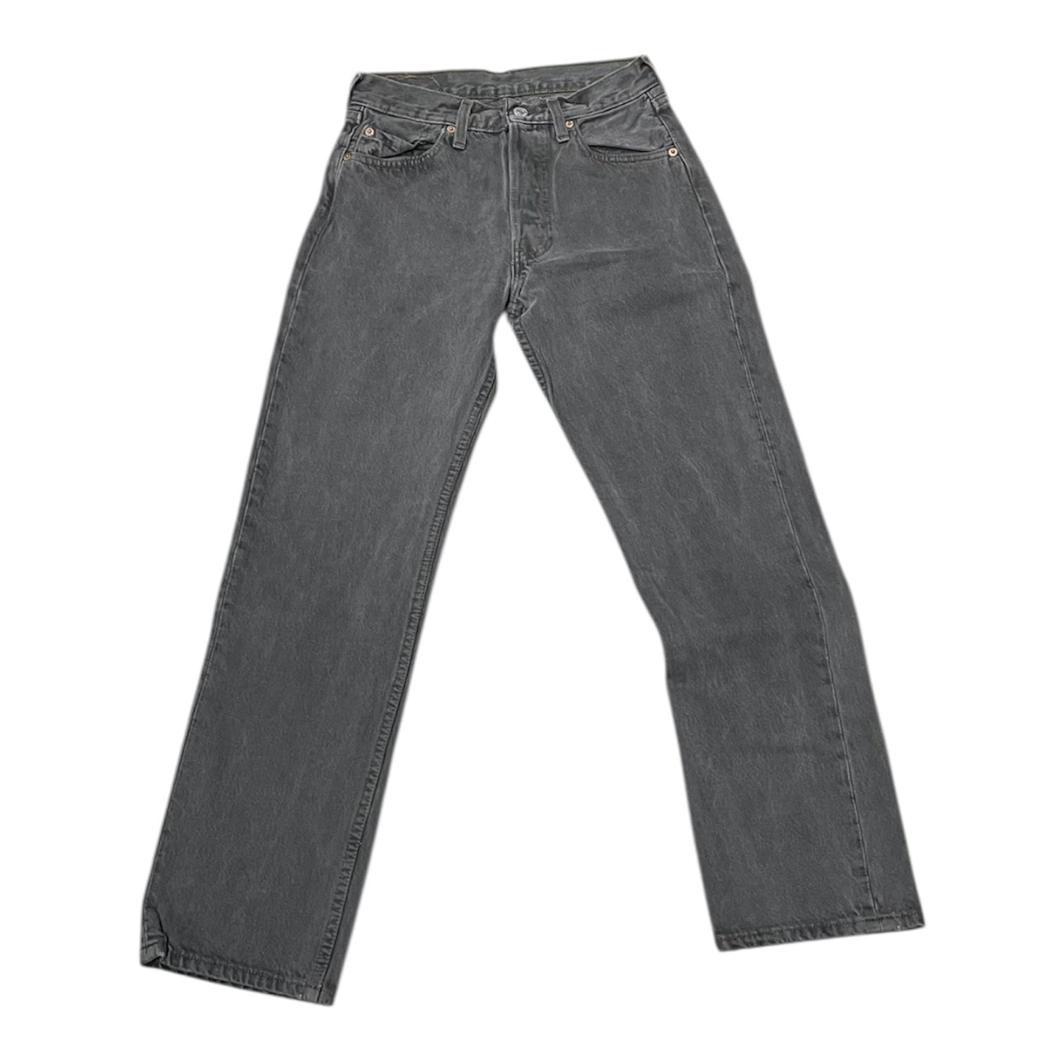 Vintage Levis Dark Grey Student 501 Jeans