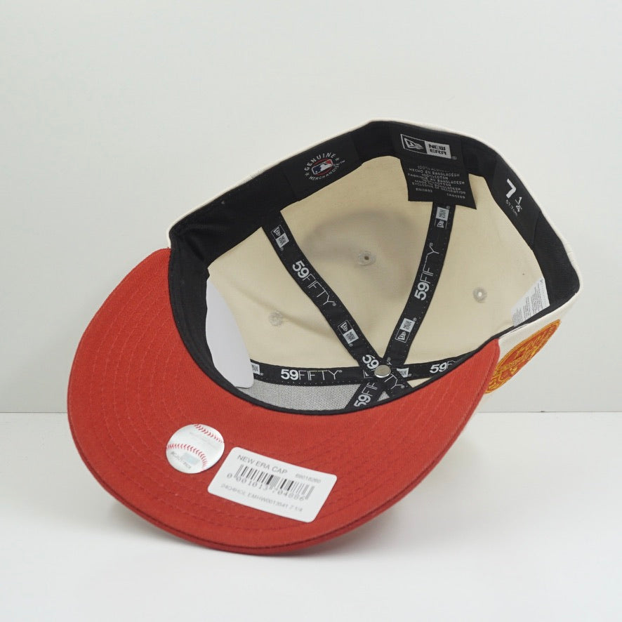 New Era St Louis Cardinals Beige Orange Fitted Cap Low Profile