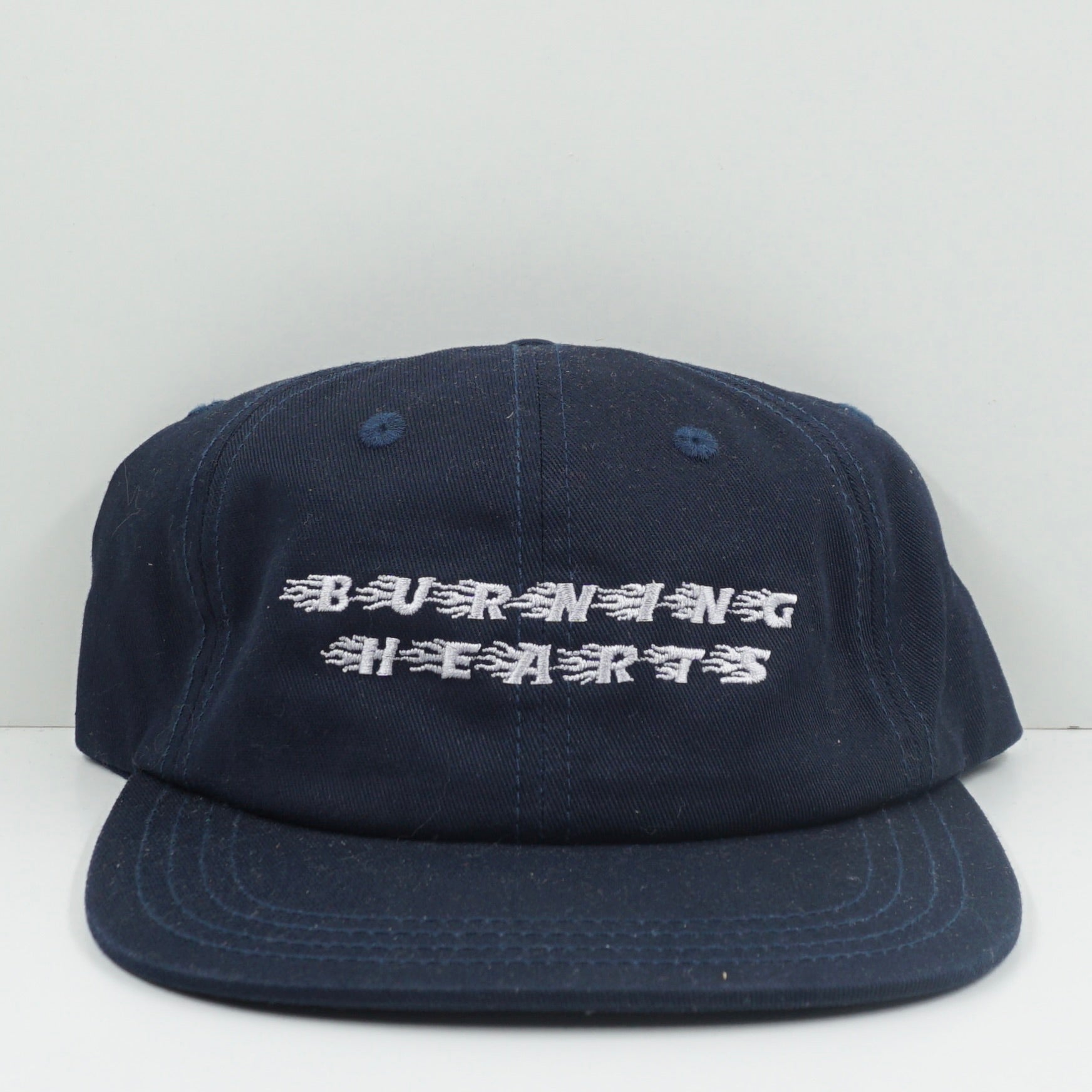 Wesc Burning Hearts Navy Snapback Cap