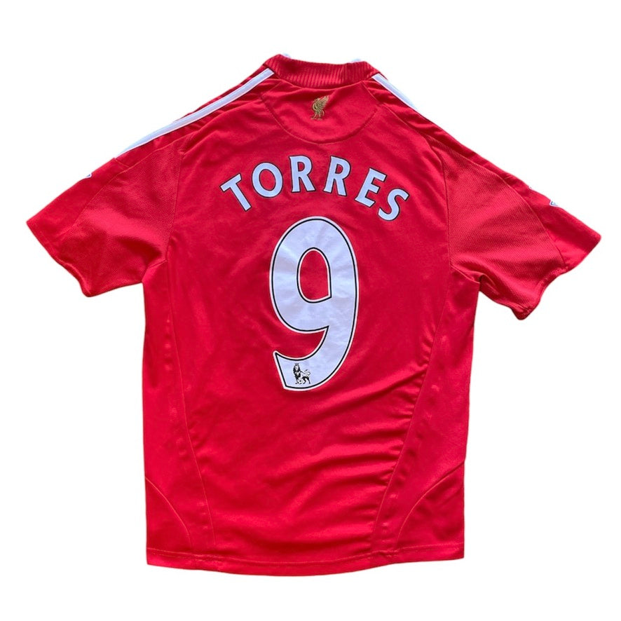 Adidas Liverpool FC 2008/2010 Fernando Torres Football Home Jersey