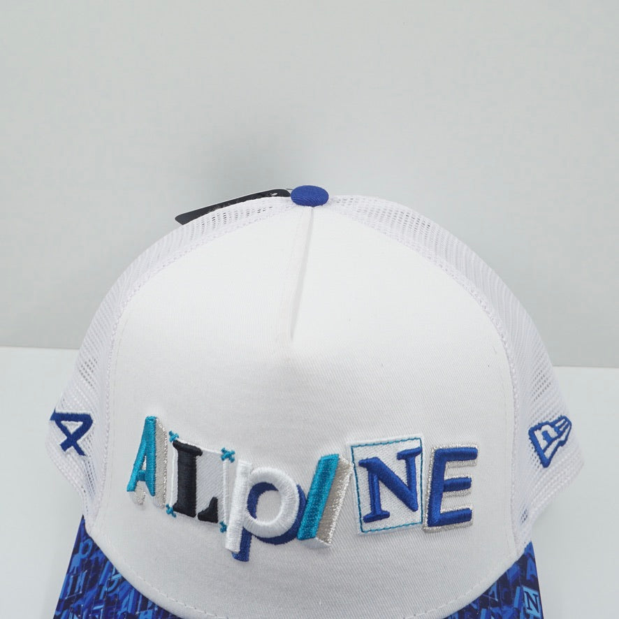 New Era LA Alpine F1 White Blue Snapback Cap