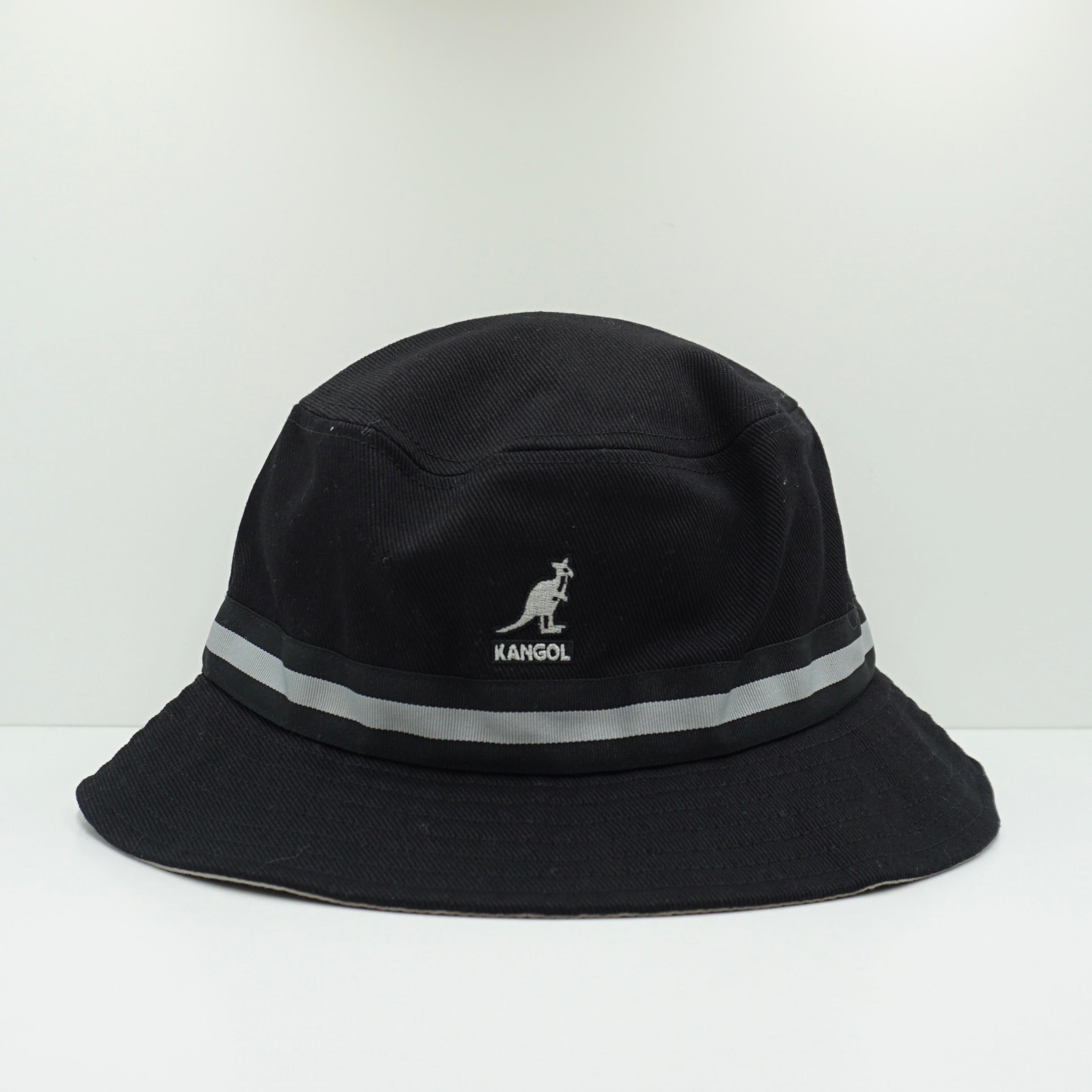 Kangol Black Grey Bucket Hat