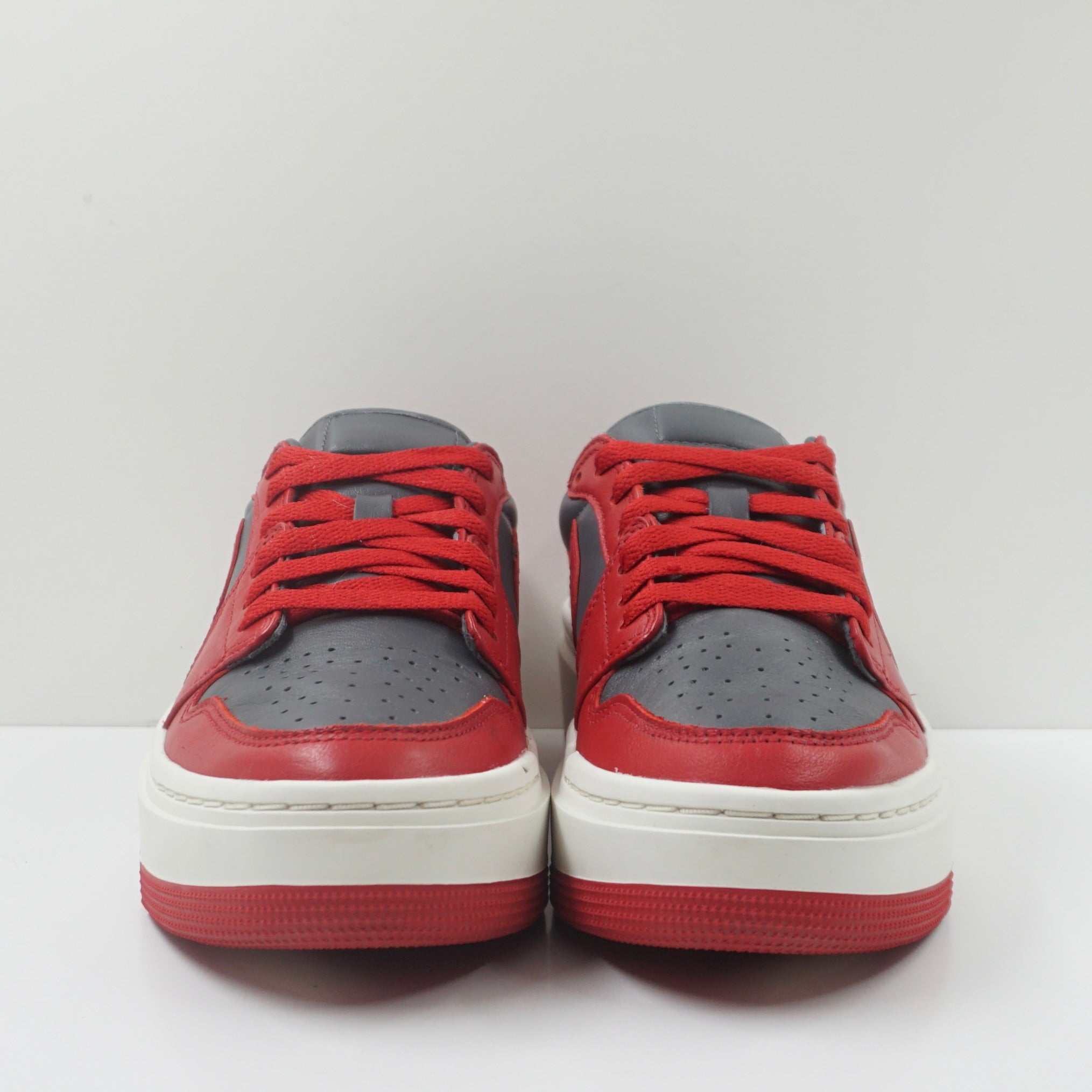 Jordan 1 Elevate Low Dark Grey Varsity Red (W)
