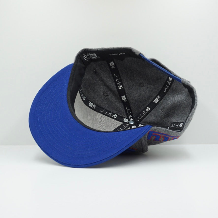 New Era New York Giants Grey Blue Snapback Cap