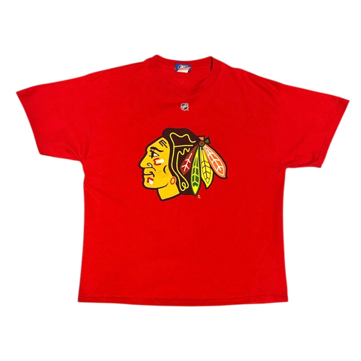 Reebok Chicago Blackhawks #19 Toews Red Tshirt