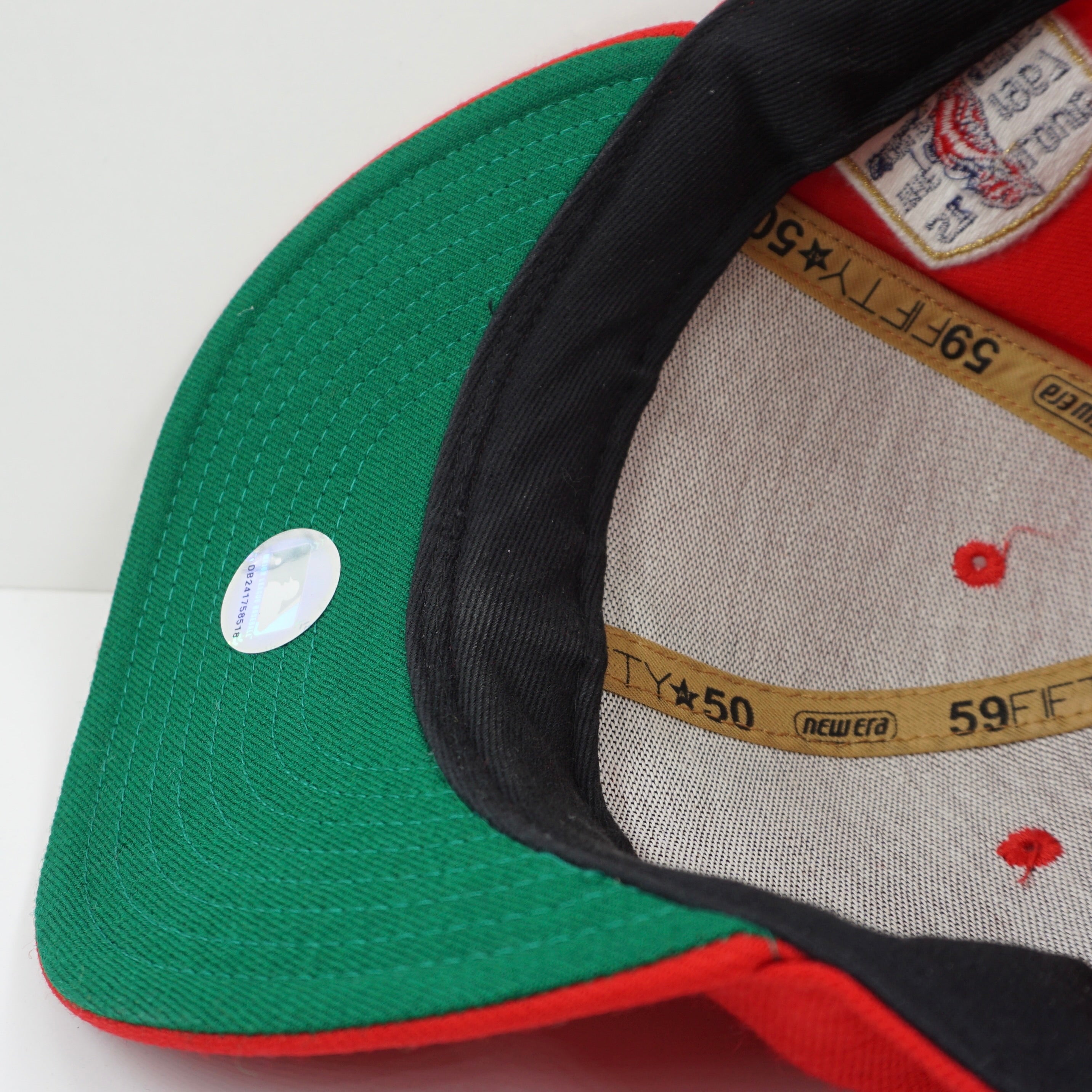 New Era St Louis Cardinals Red White 50 Year Anniversary Fitted Cap