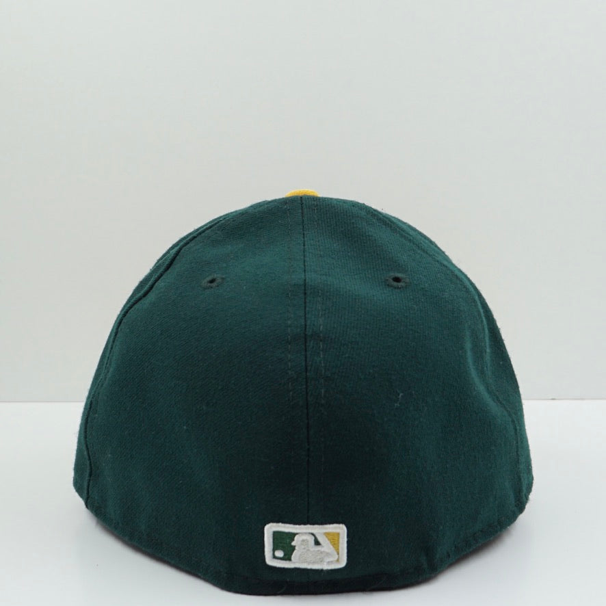 New Era Oakland Athletics Green Yellow On Field Fitted Cap