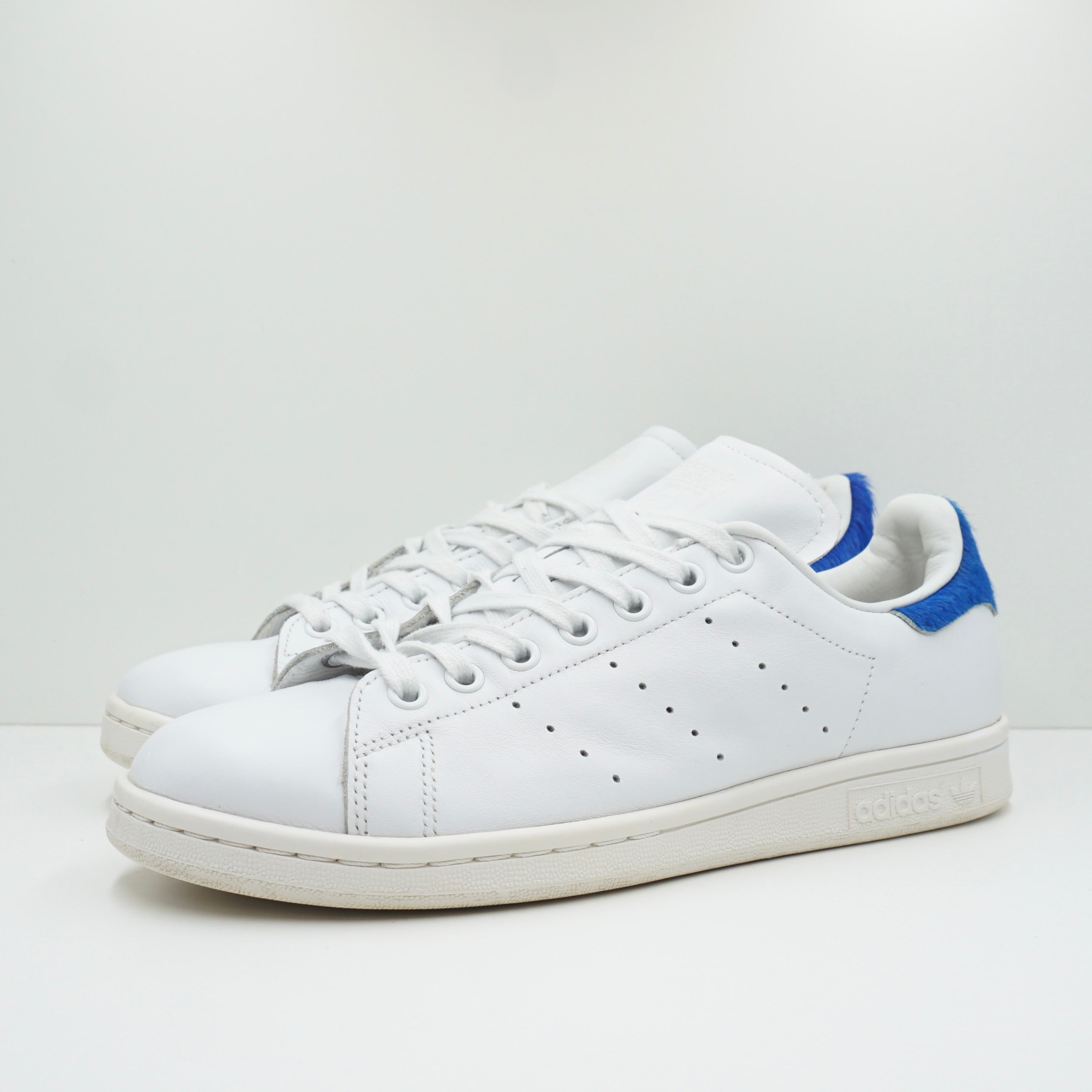 Adidas Stan Smith Blue Pony Hair Vintage White (W)