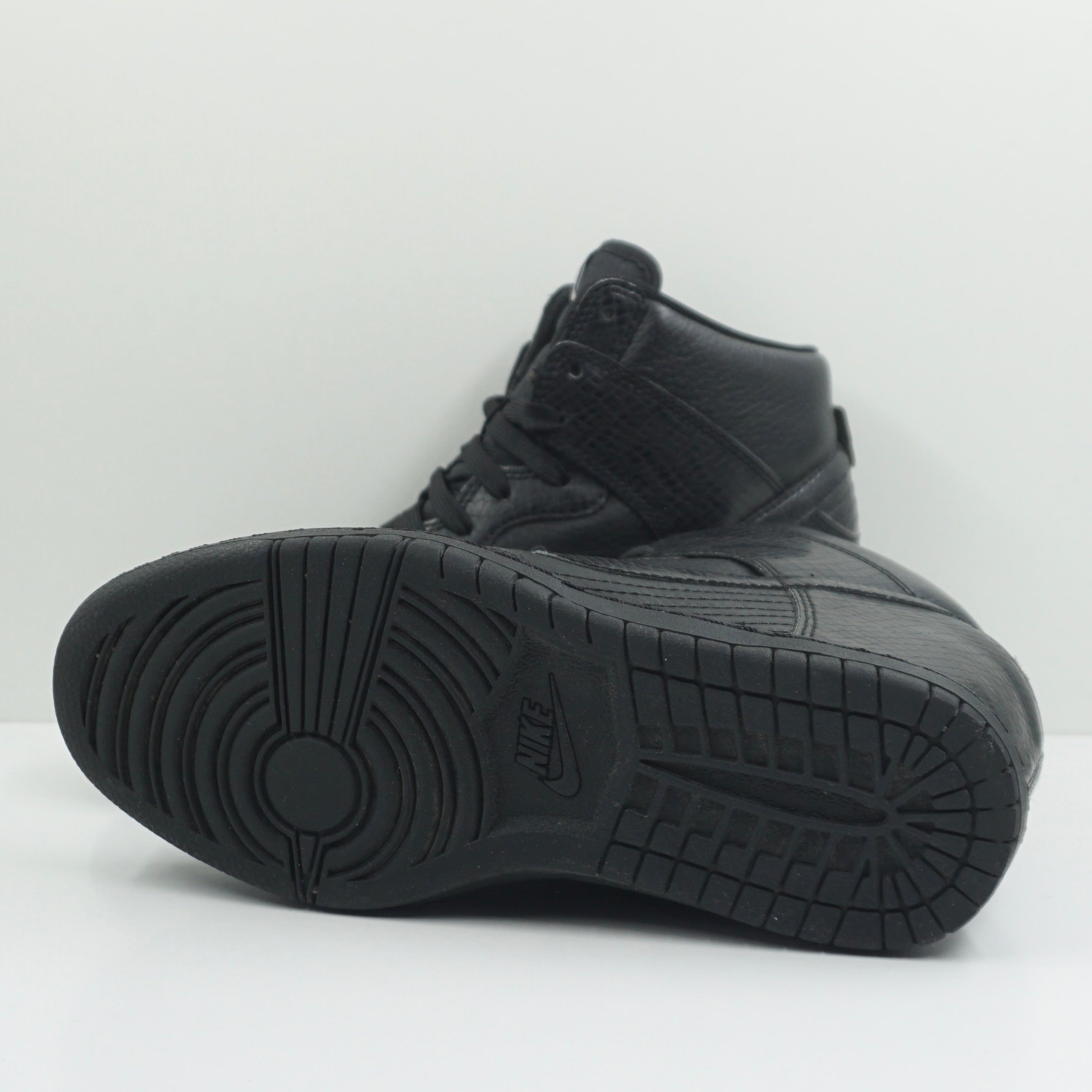 Nike Dunk High Sky Hi Black Leather Snake (W)