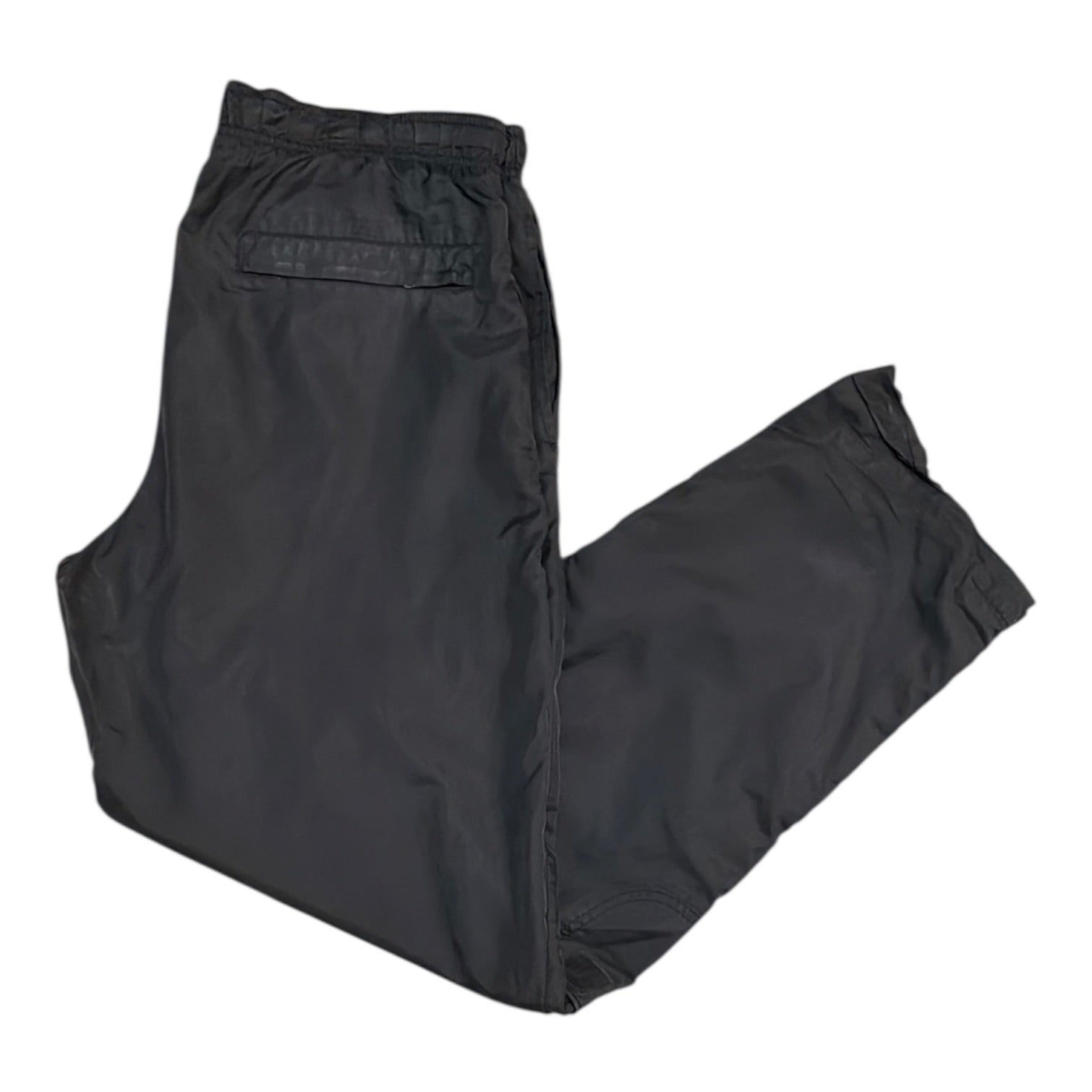 Nike Nylon Running Leg Zipper Anthracite Black Track Pants