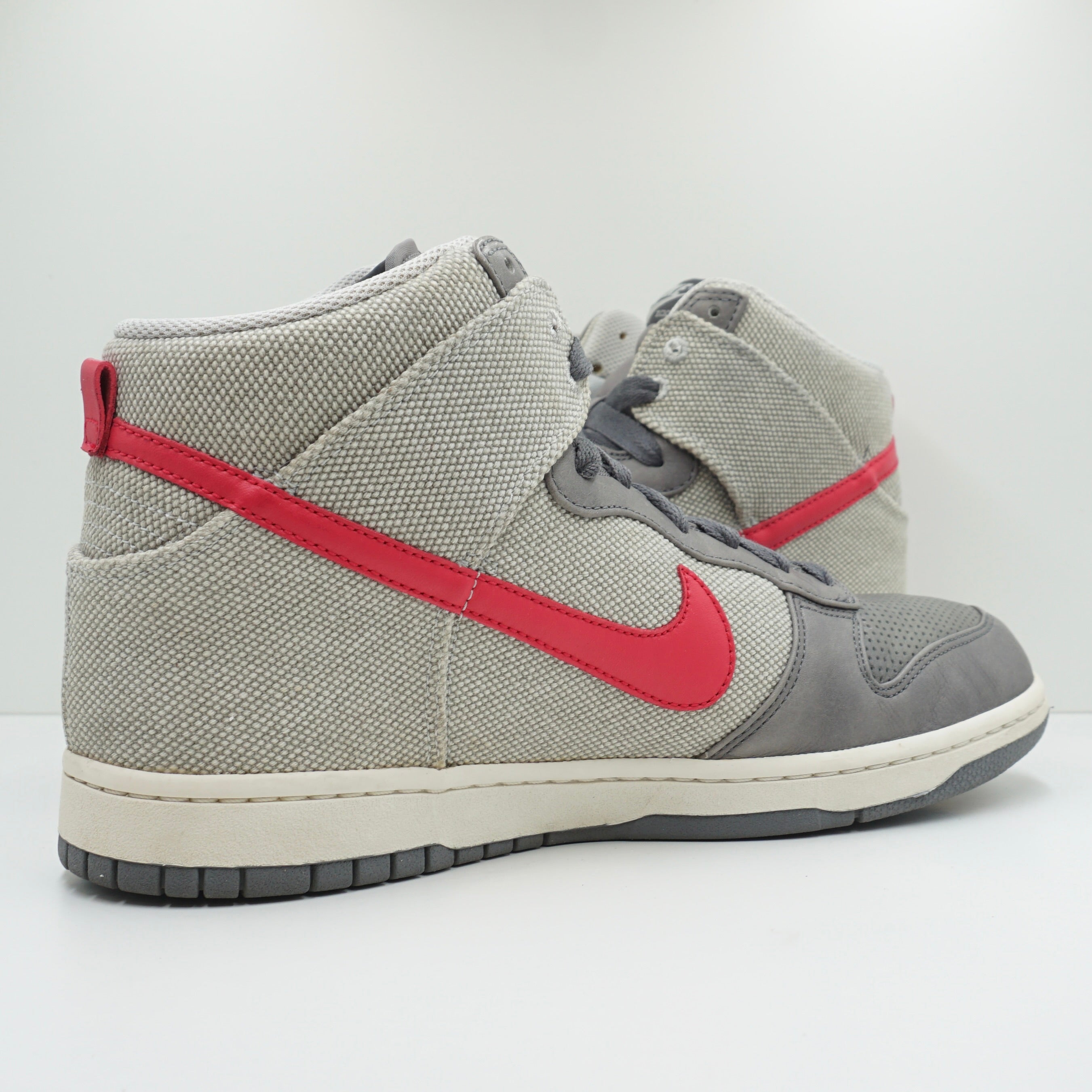 Nike Dunk High Zoom Grey Red (2008)