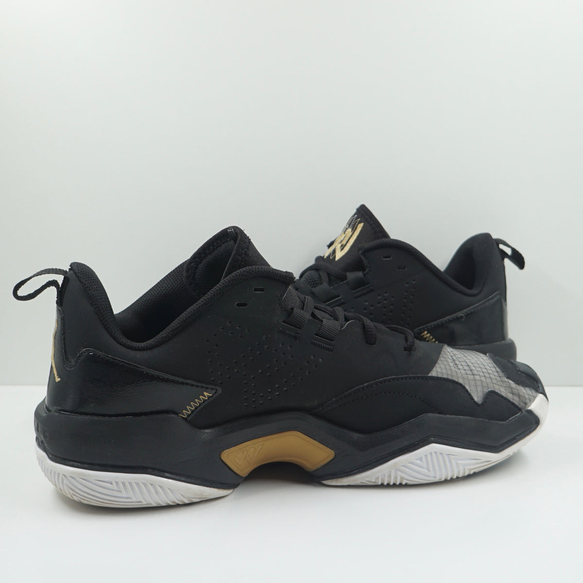 Jordan One Take 4 Black White Metallic Gold