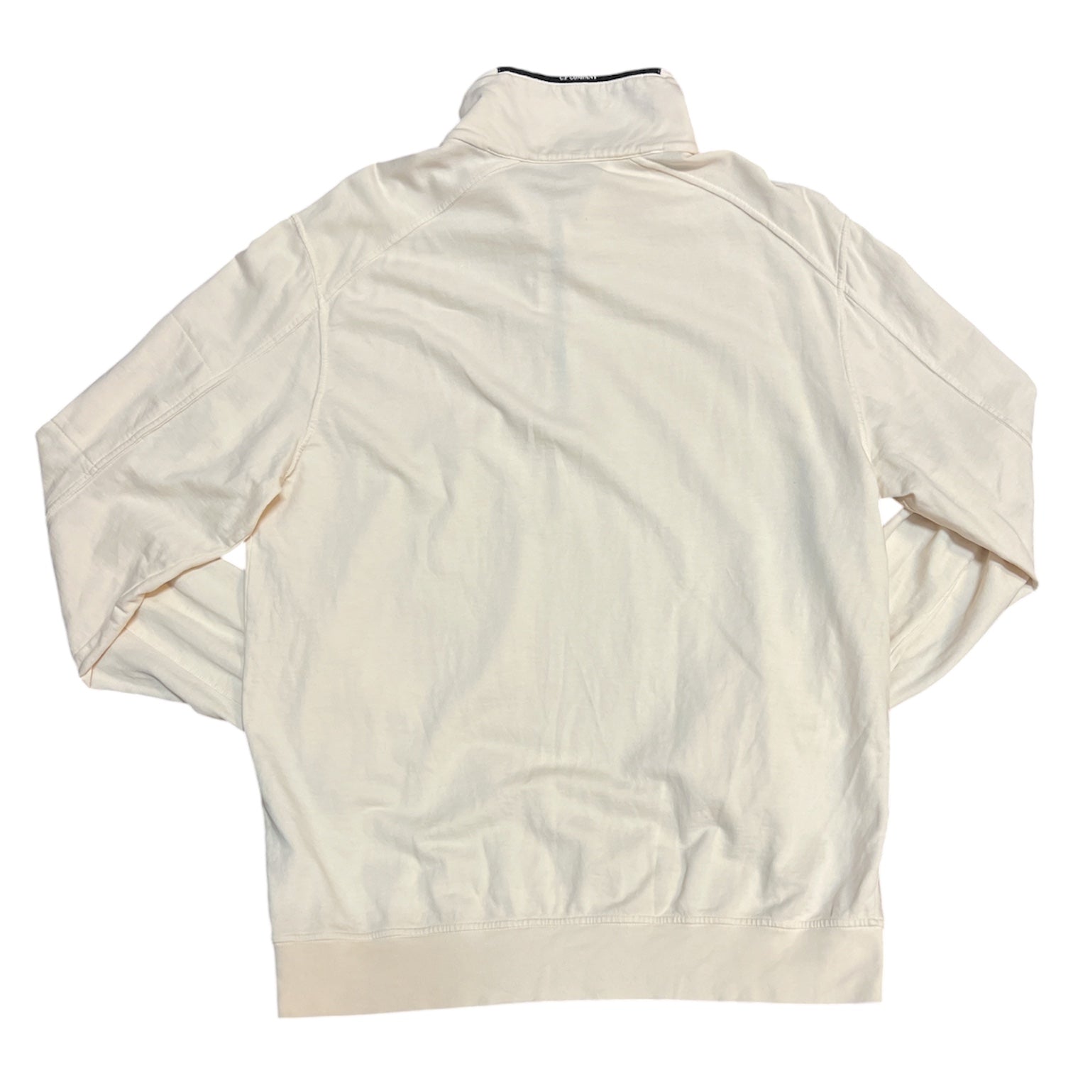 C.P. Company Light Fleece Half Zip Apricot Sweatshirt