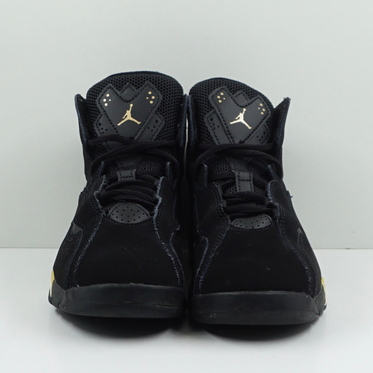 Jordan True Flight Black Metallic Gold White (PS)