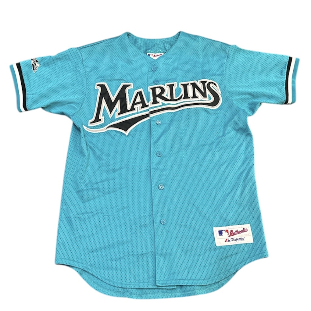 Majestic Florida Marlins Aguillon #29 Baseball Jersey