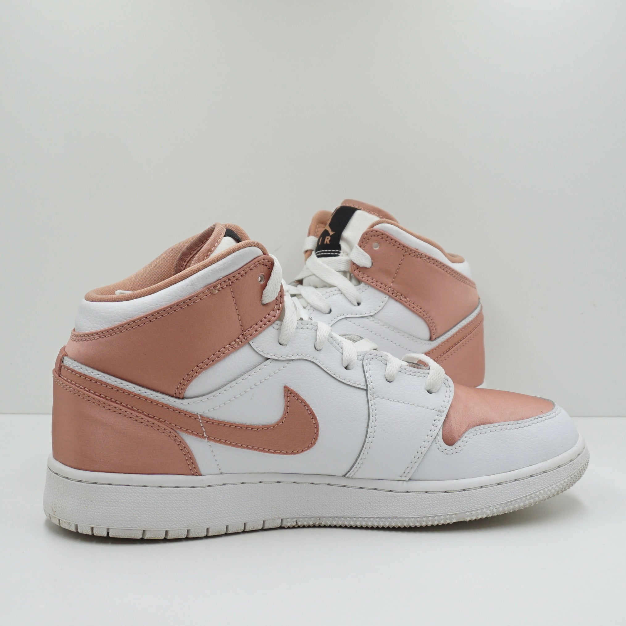 Jordan 1 Mid White Rose Gold (GS)