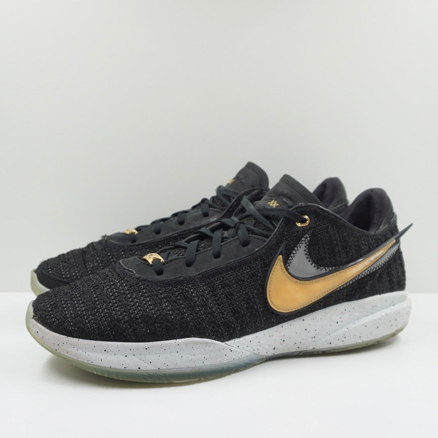 Nike lebron witness iii black metallic gold best sale