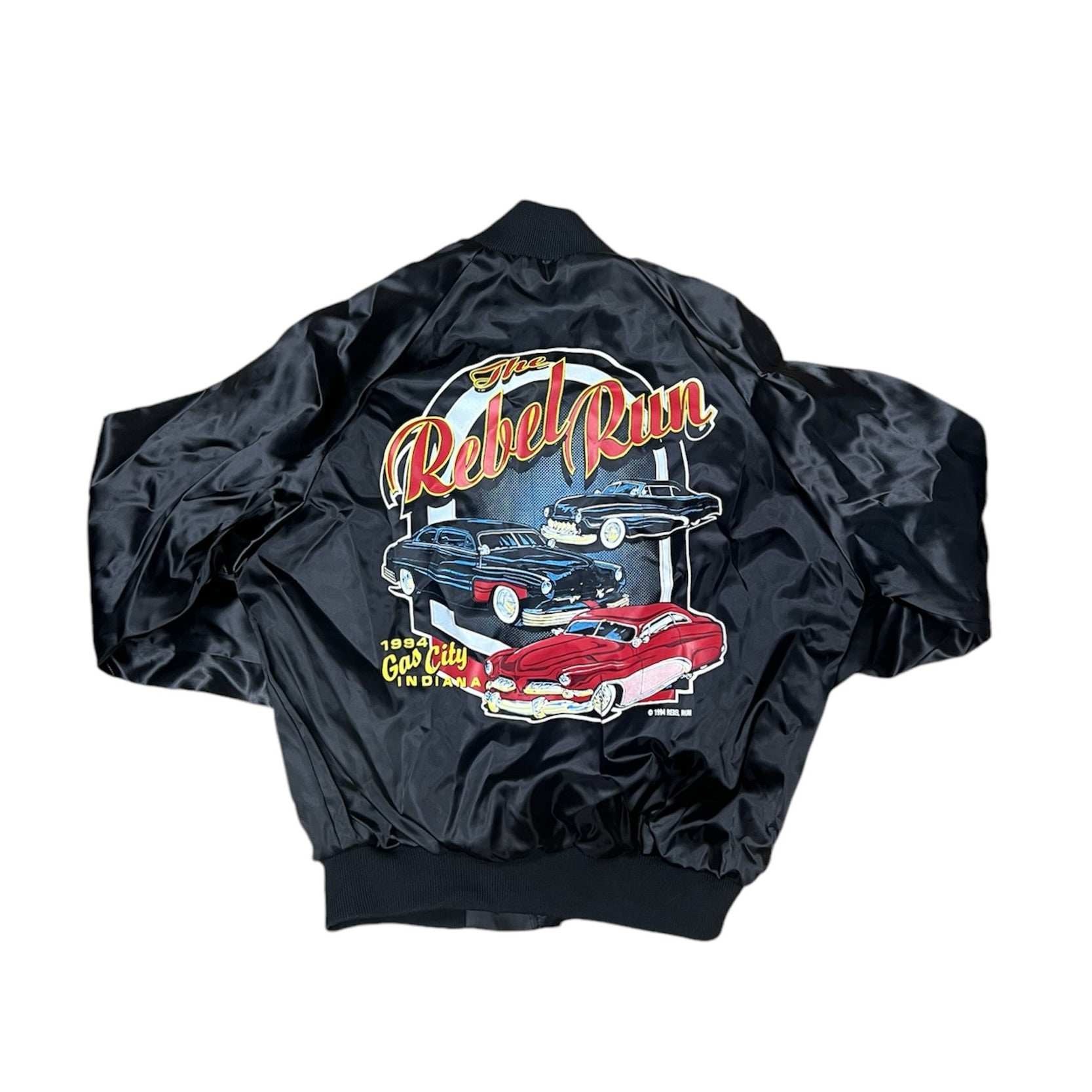Rebel Run Black Satin Jacket
