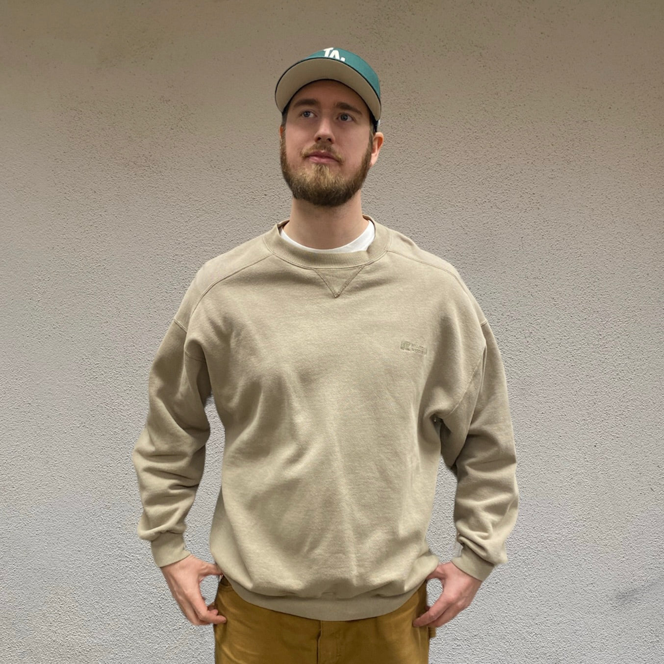 Vintage Russel Athletic Vintage Beige Sweatshirt