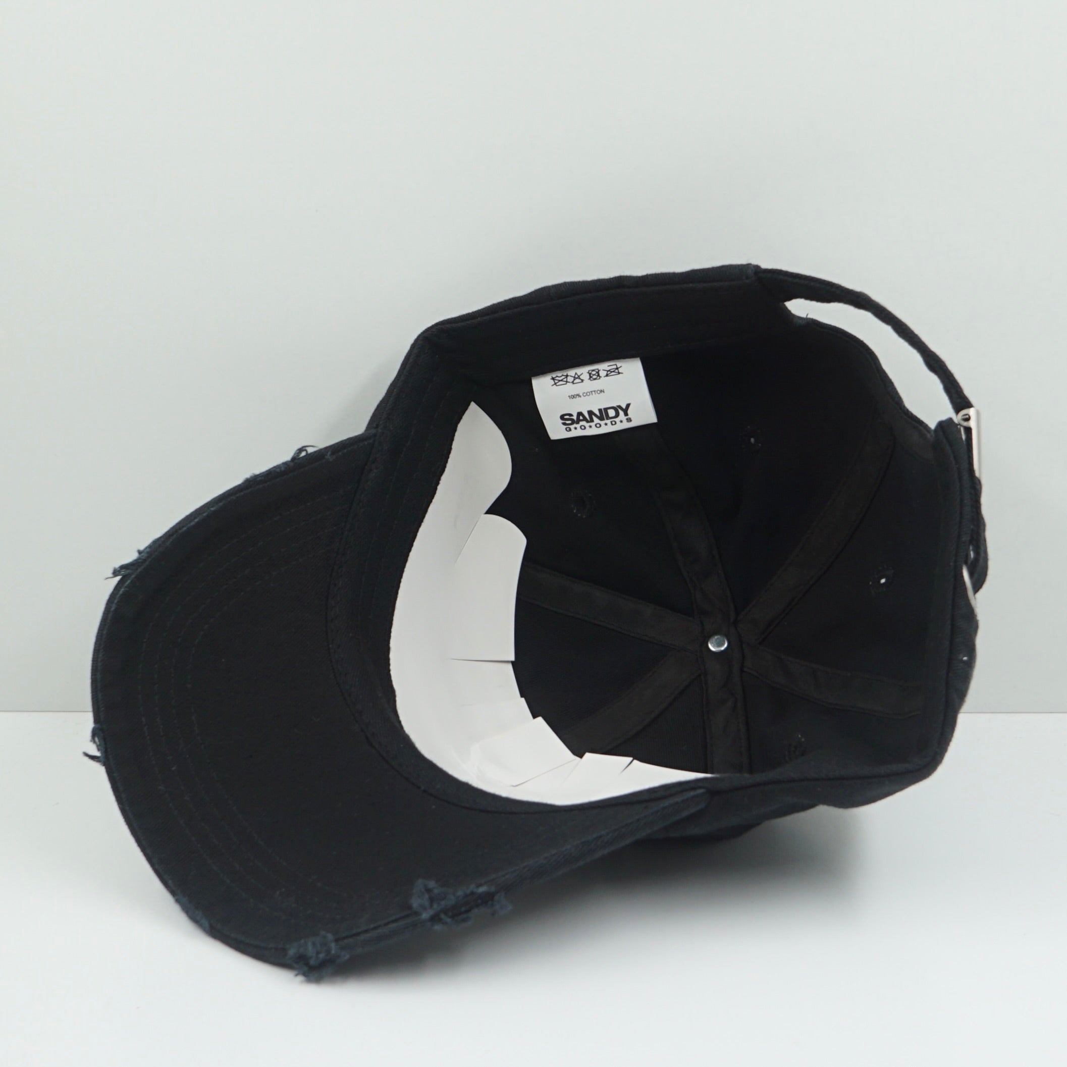 Sandy Goods Death Metal Logo Black Adjustable Cap