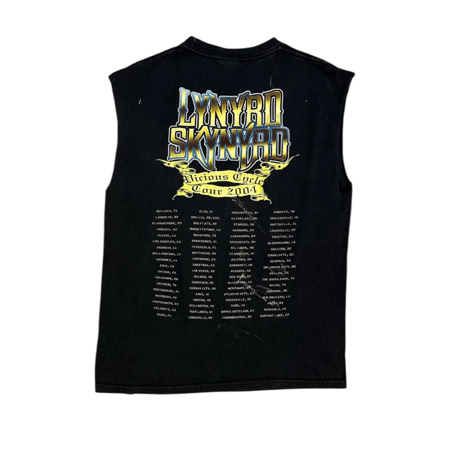 Lynyrd Skynyrd Vicious Cycle 2004 Tour Sleeveless Tshirt