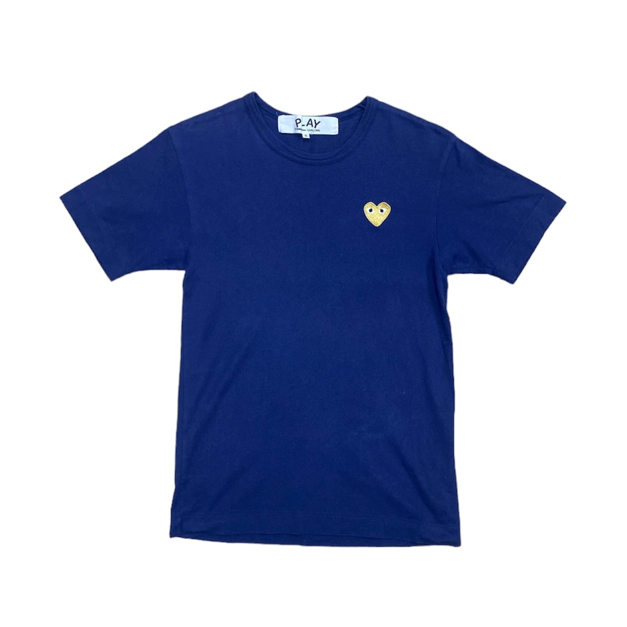Comme Des Garçons Blue Gold Tshirt