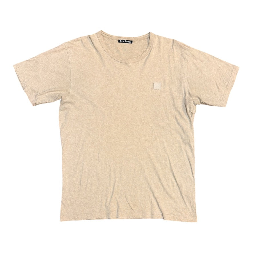 Acne Studios Nash Face Beige Tshirt