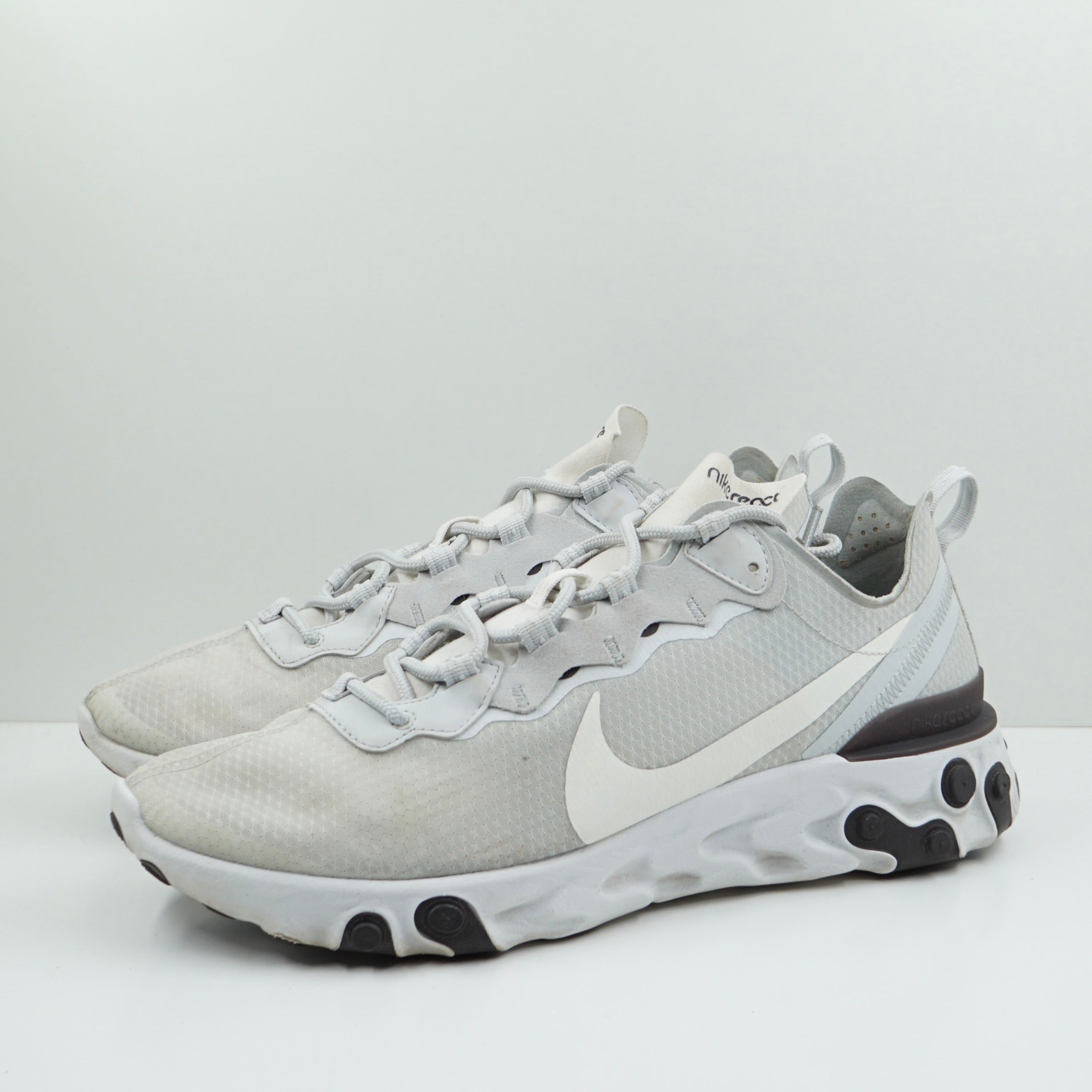 Nike React Element 55 Pure Platinum Thunder Grey