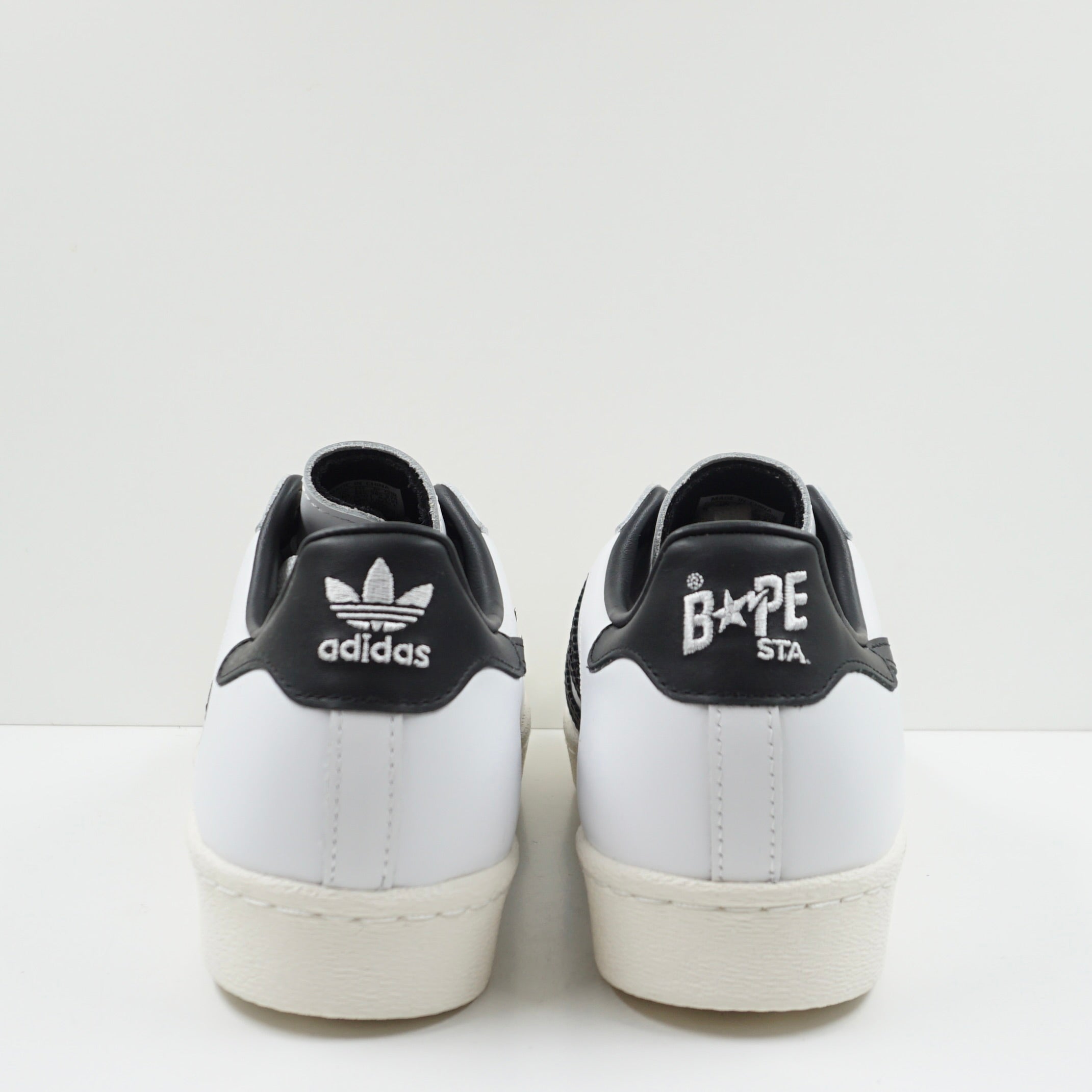 Adidas Superstar 80s Bape White Black