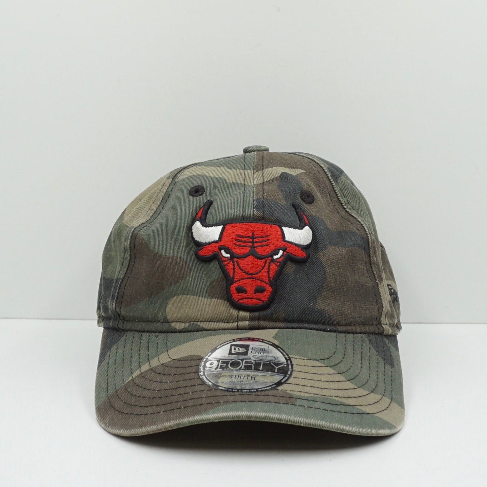 New Era Chicago Bulls Camo Adjustable Cap (Youth)