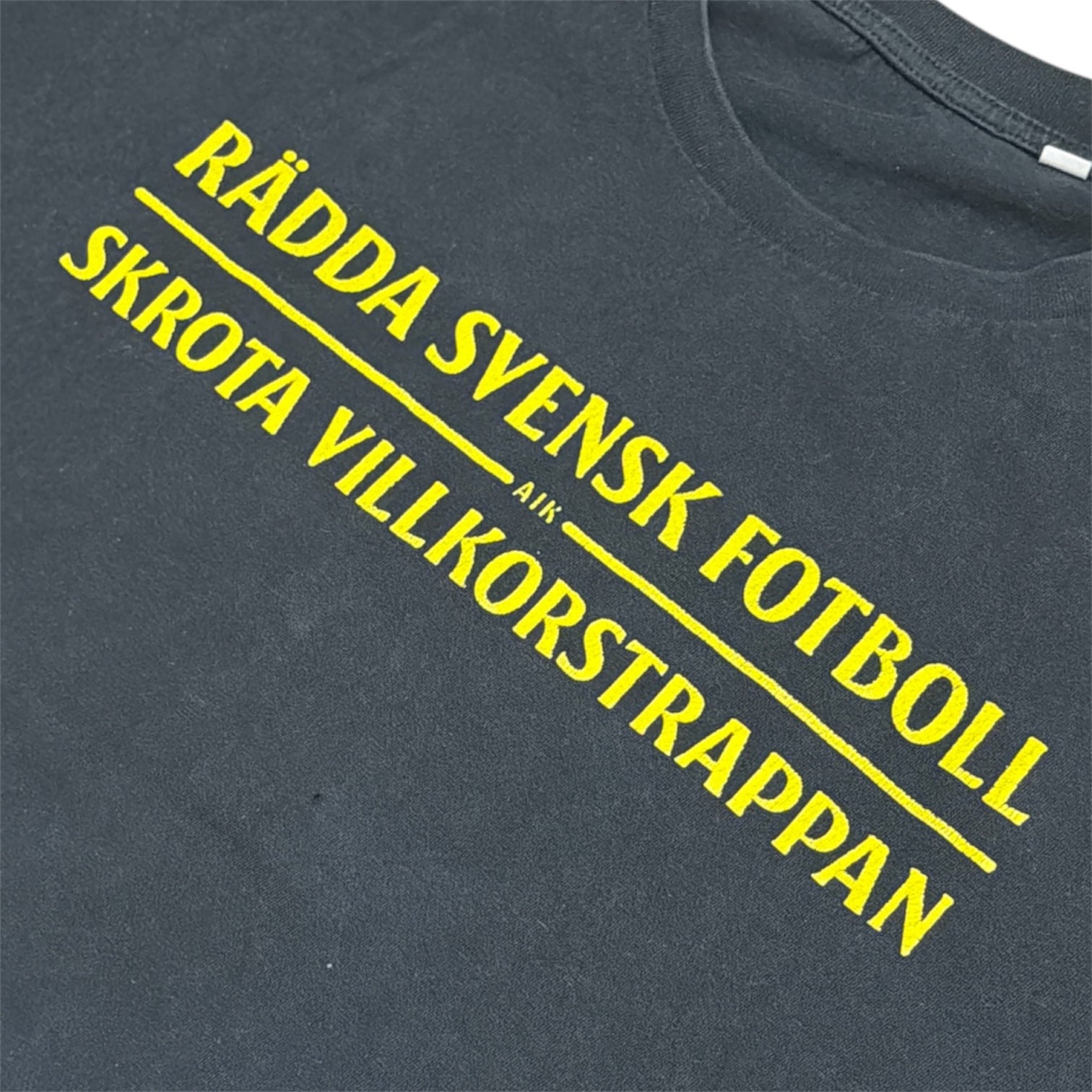 AIK Skrota Vilkorstrappan Black Tshirt