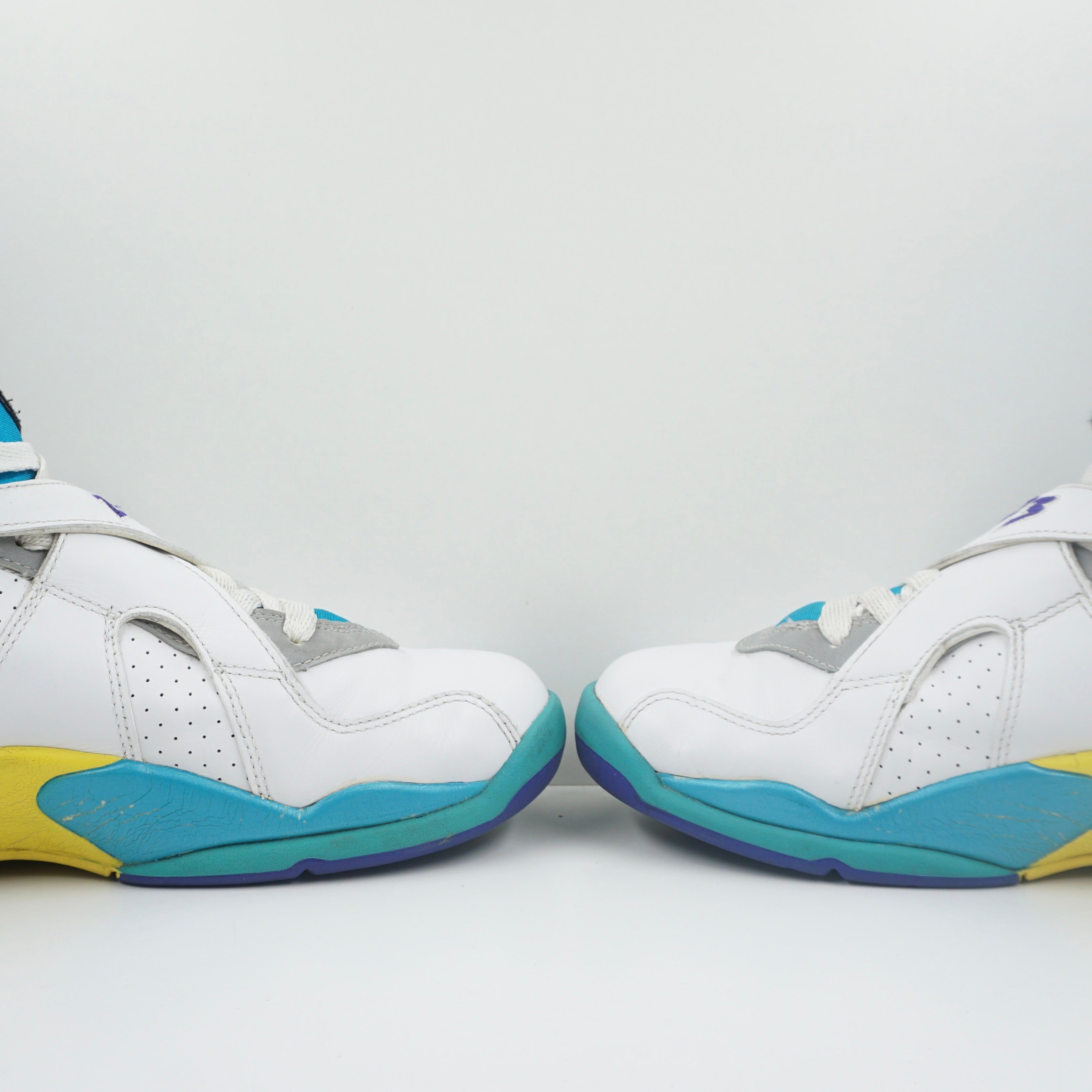 Vintage Jordan 8 Retro White Aqua (2007) (W)