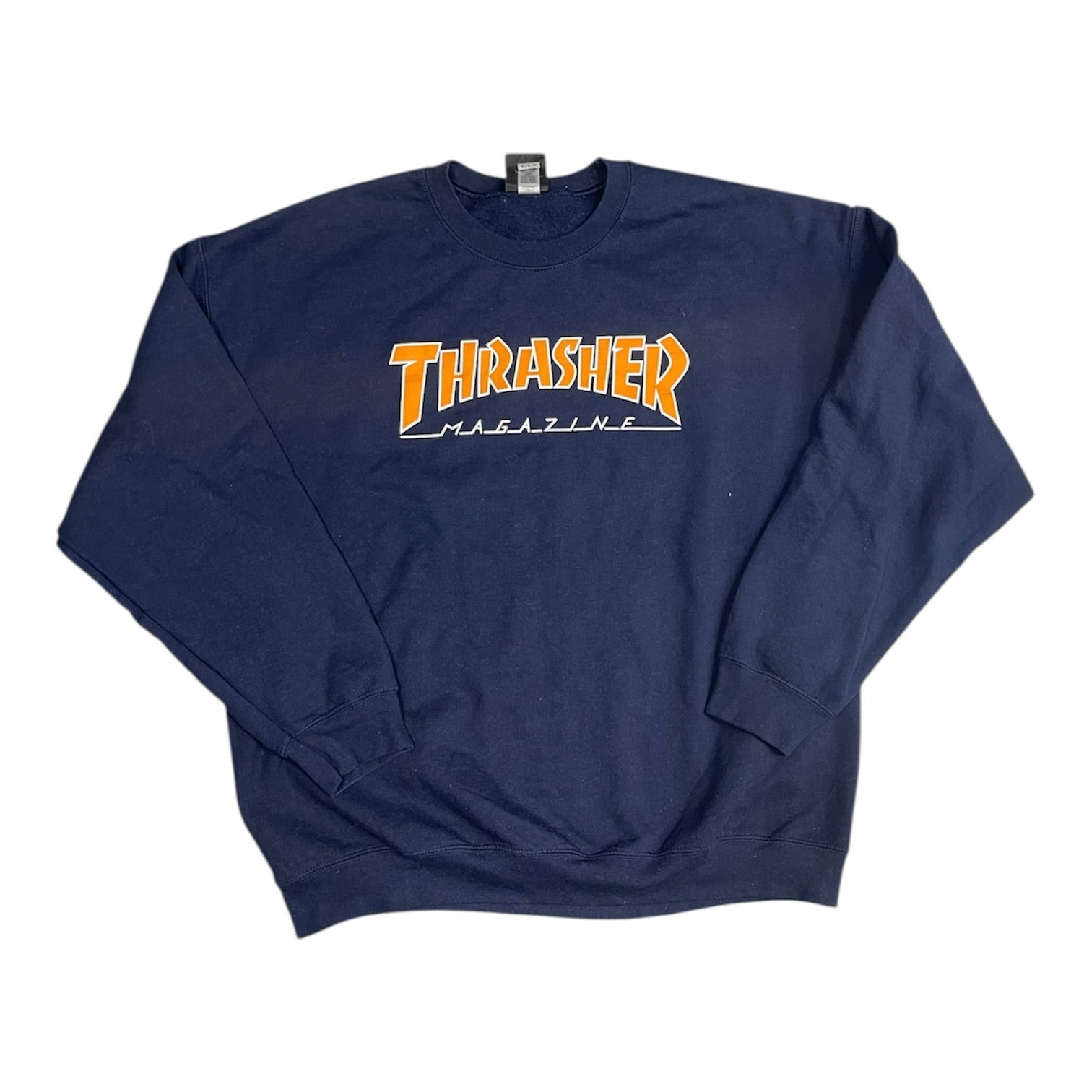 Thrasher Navy Orange Crewneck