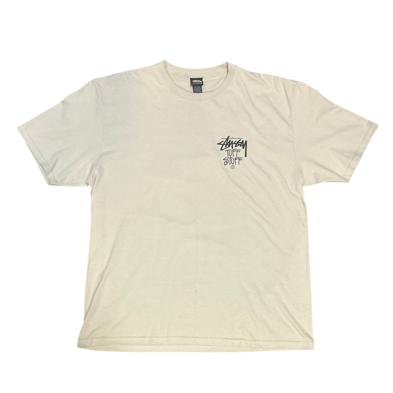 Stussy Tuff Stuff White Tshirt
