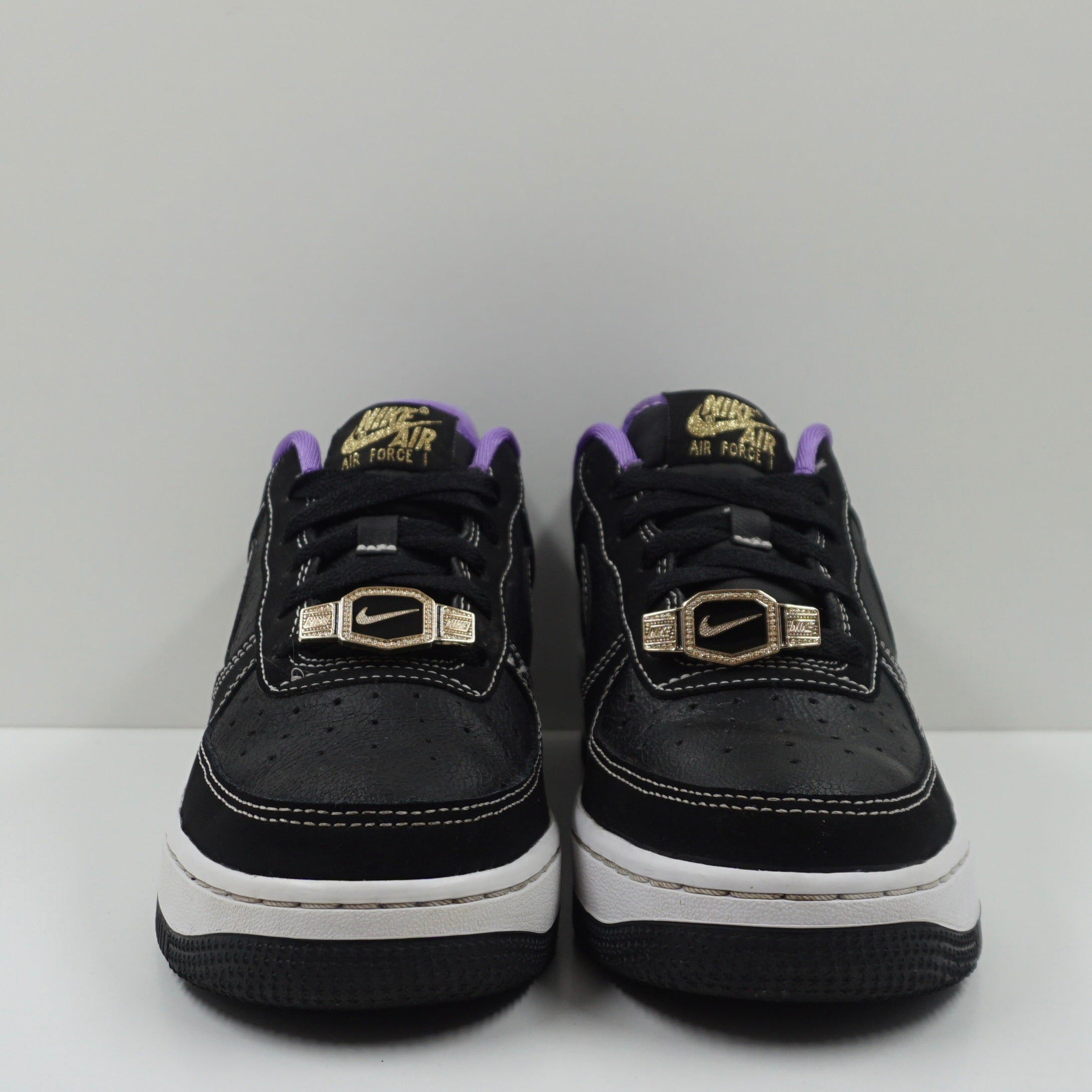 Nike Air Force 1 Low '07 LV8 World Champ Black Purple (GS)
