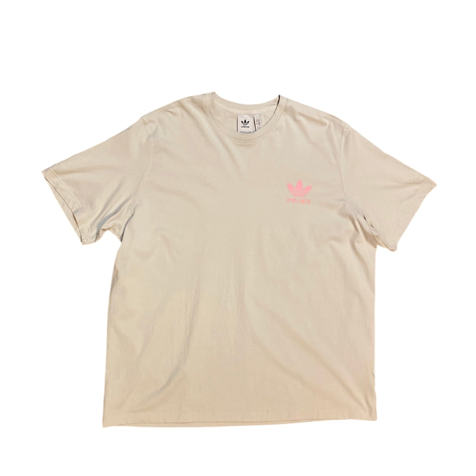 Adidas Japanese Manga Grey Pink Tshirt