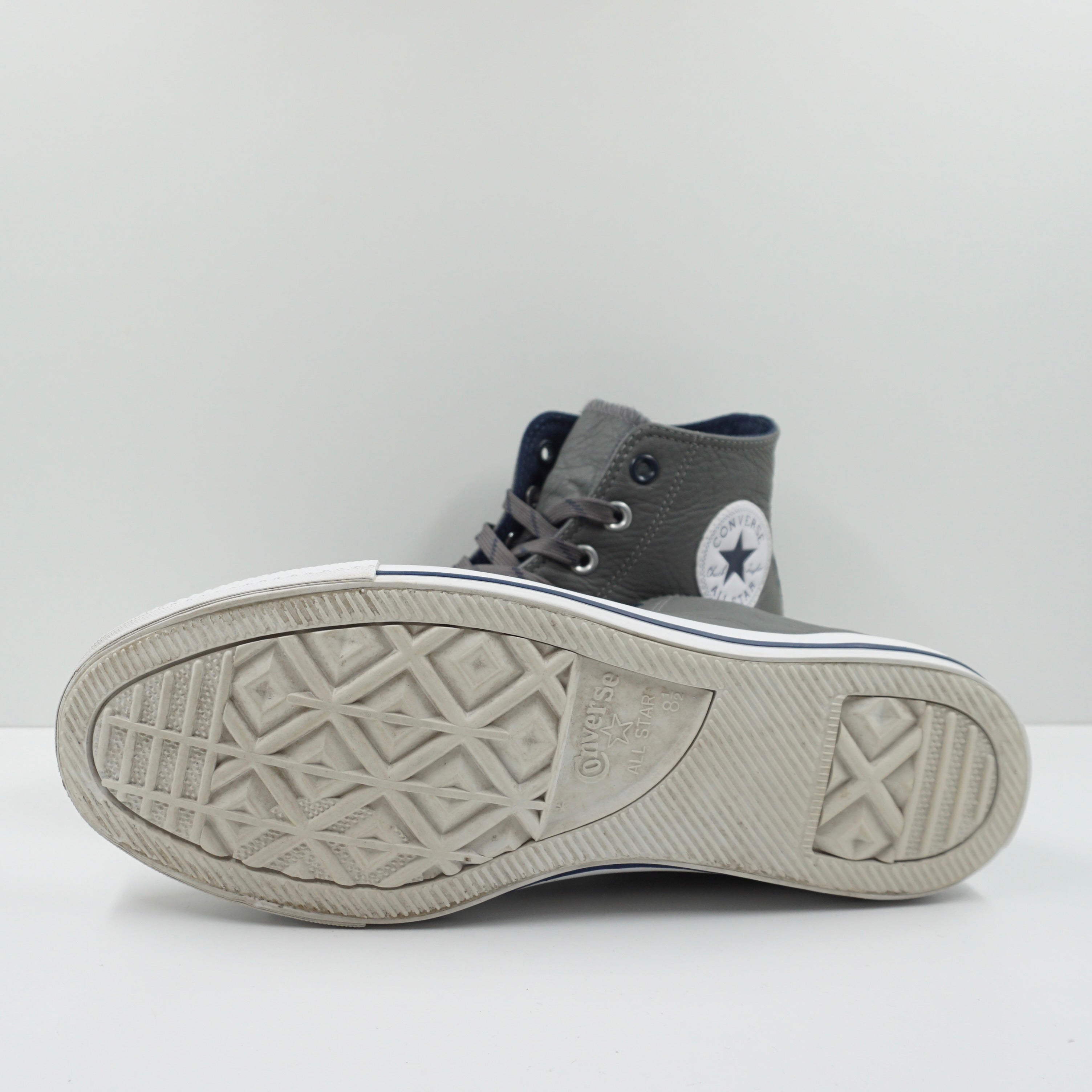 Converse Chuck Taylor All Star Leather High Charcoal Grey