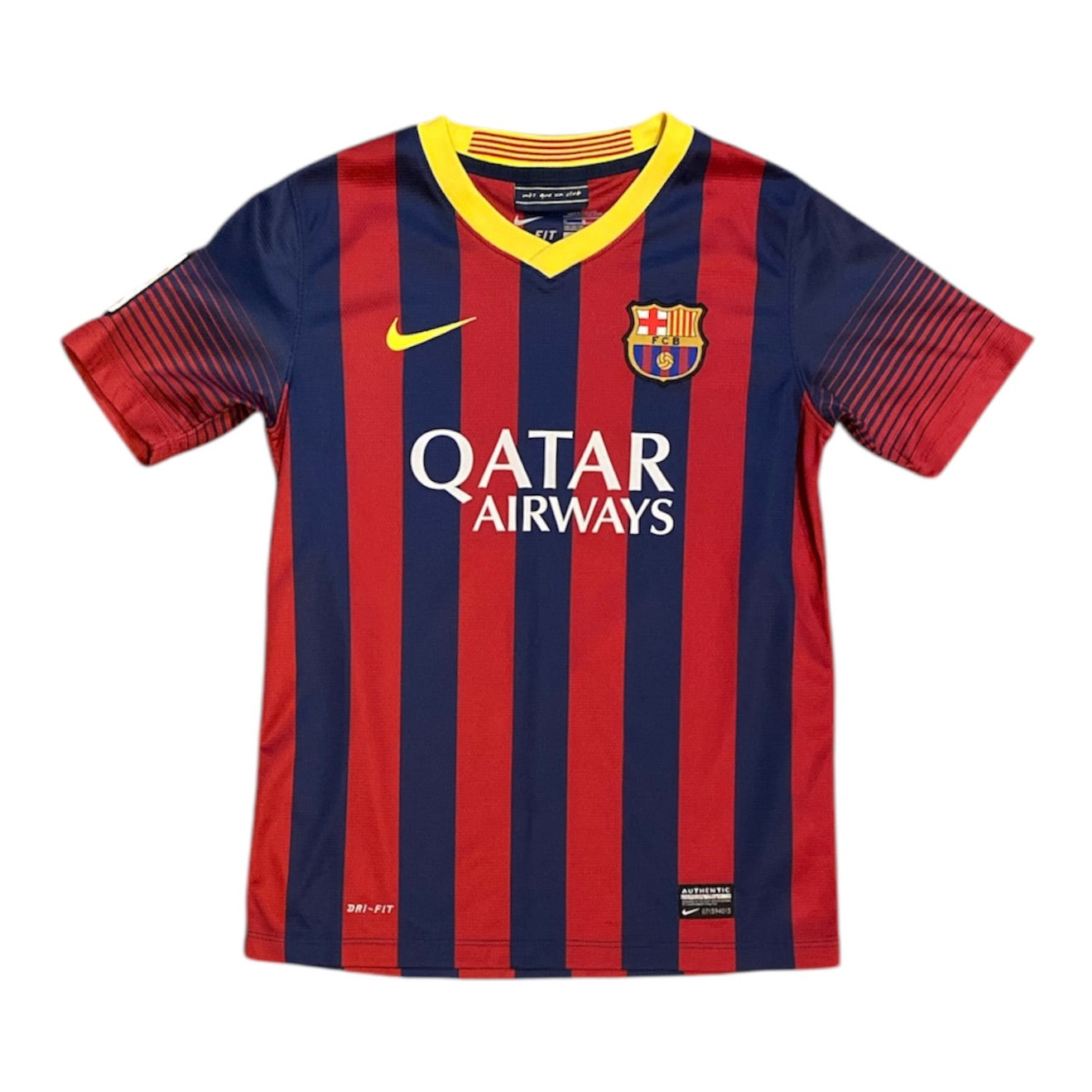 Nike FC Barcelona 2013/2014 Home Football Jersey & Shorts Set (Youth)