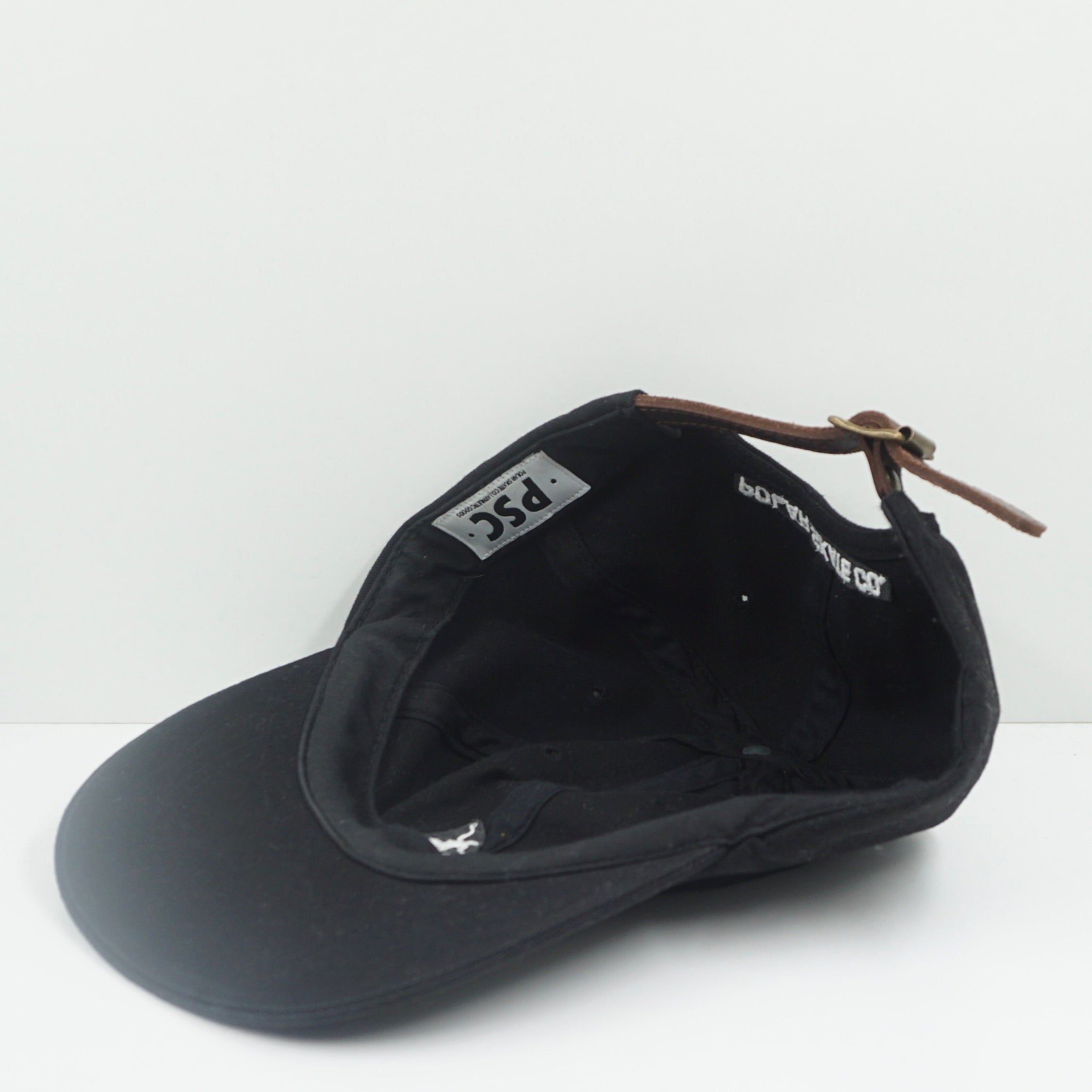 Polar Skate Co No Comply Black Adjustable Cap
