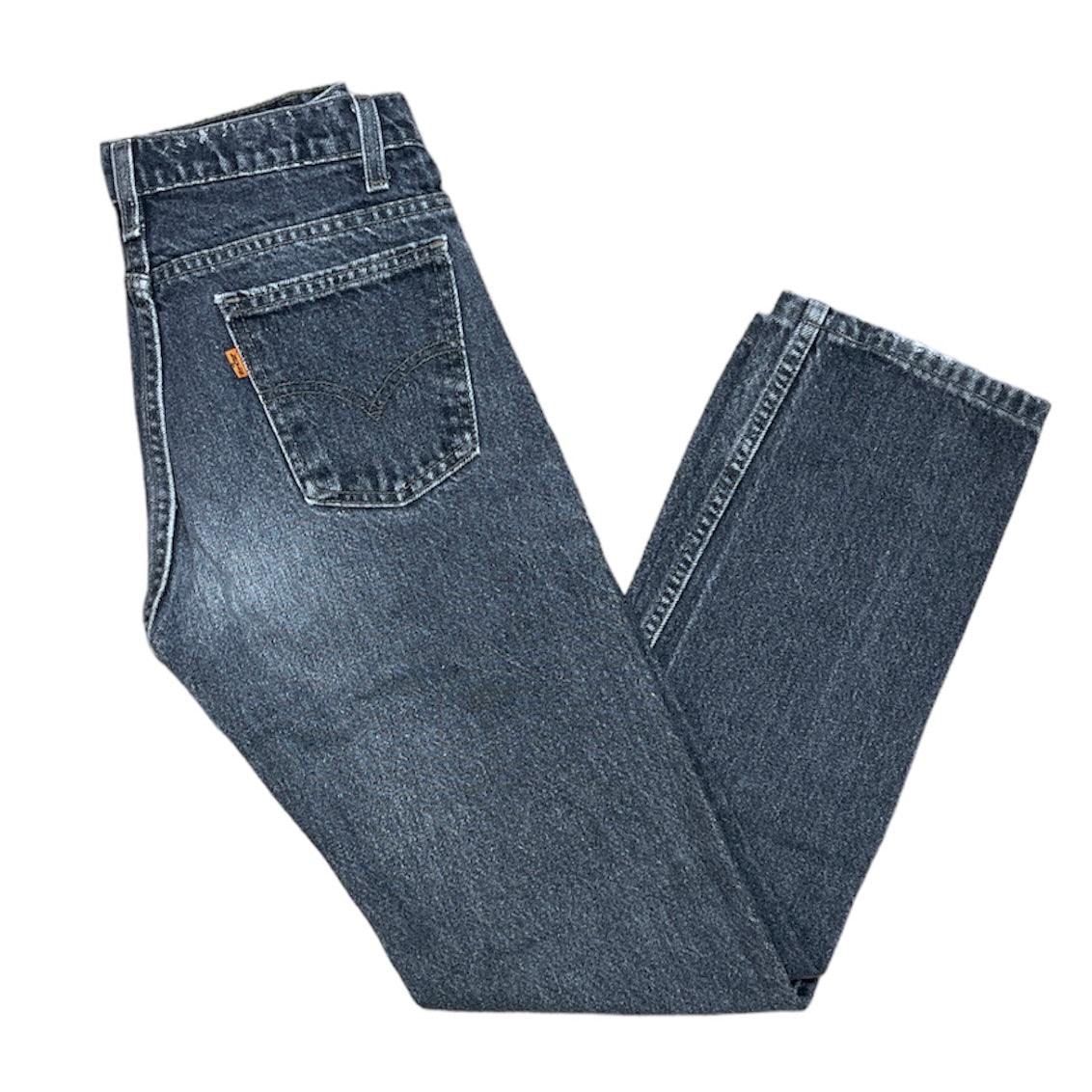 Vintage Levis 505 Vintage Grey Orange Tab Jeans (W28/L32)