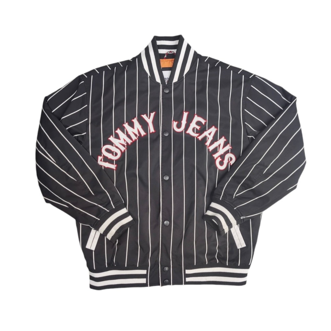 Tommy Jeans Pinstripe Bomber Jacket
