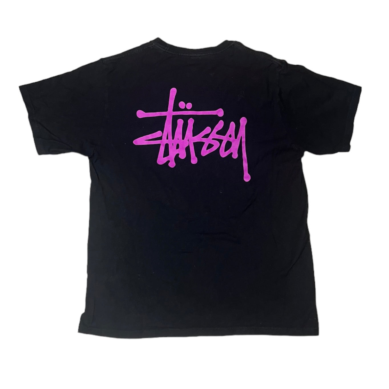 Stüssy Basic Stüssy Black Purple Tshirt