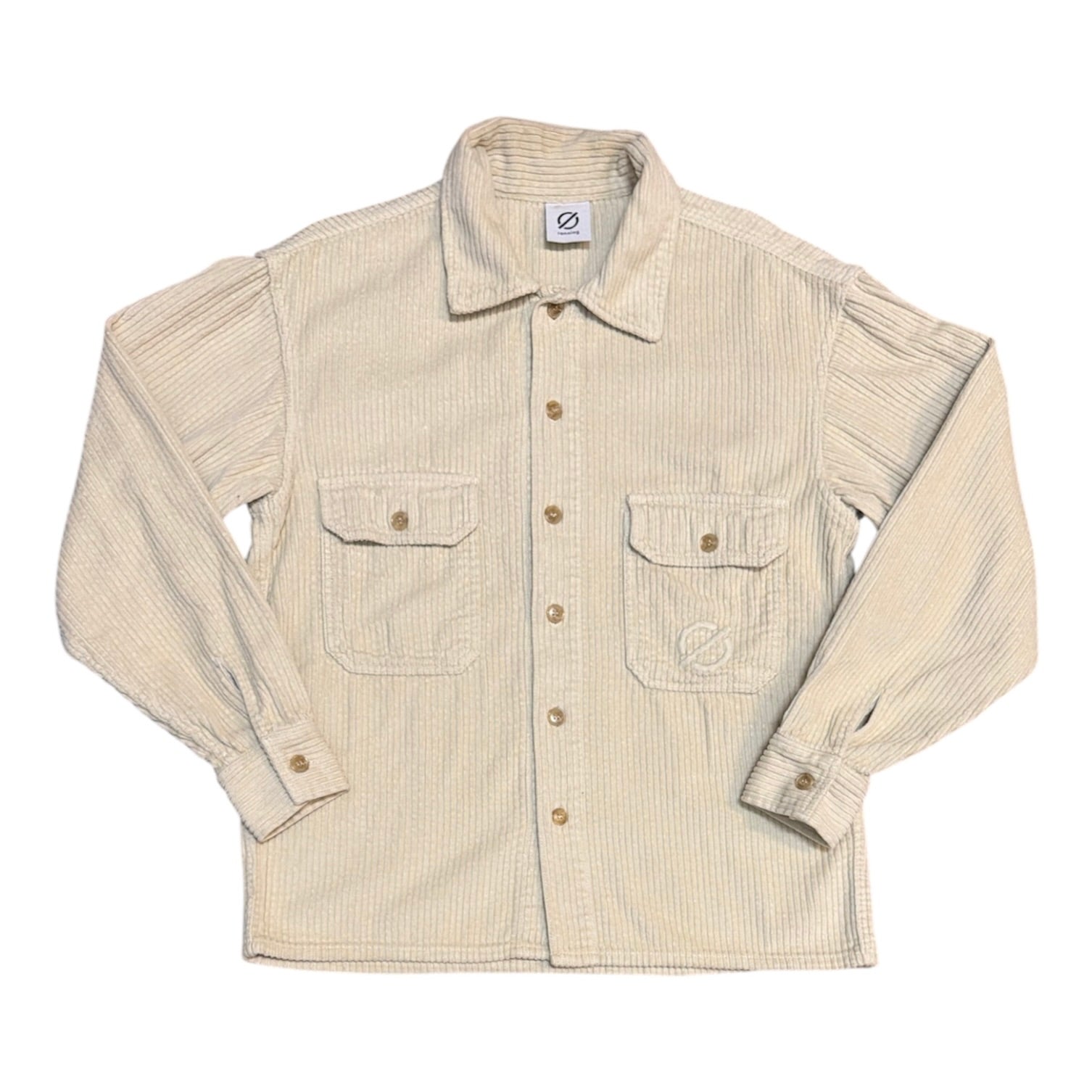 Ronning Cream Corduroy Collared Jacket